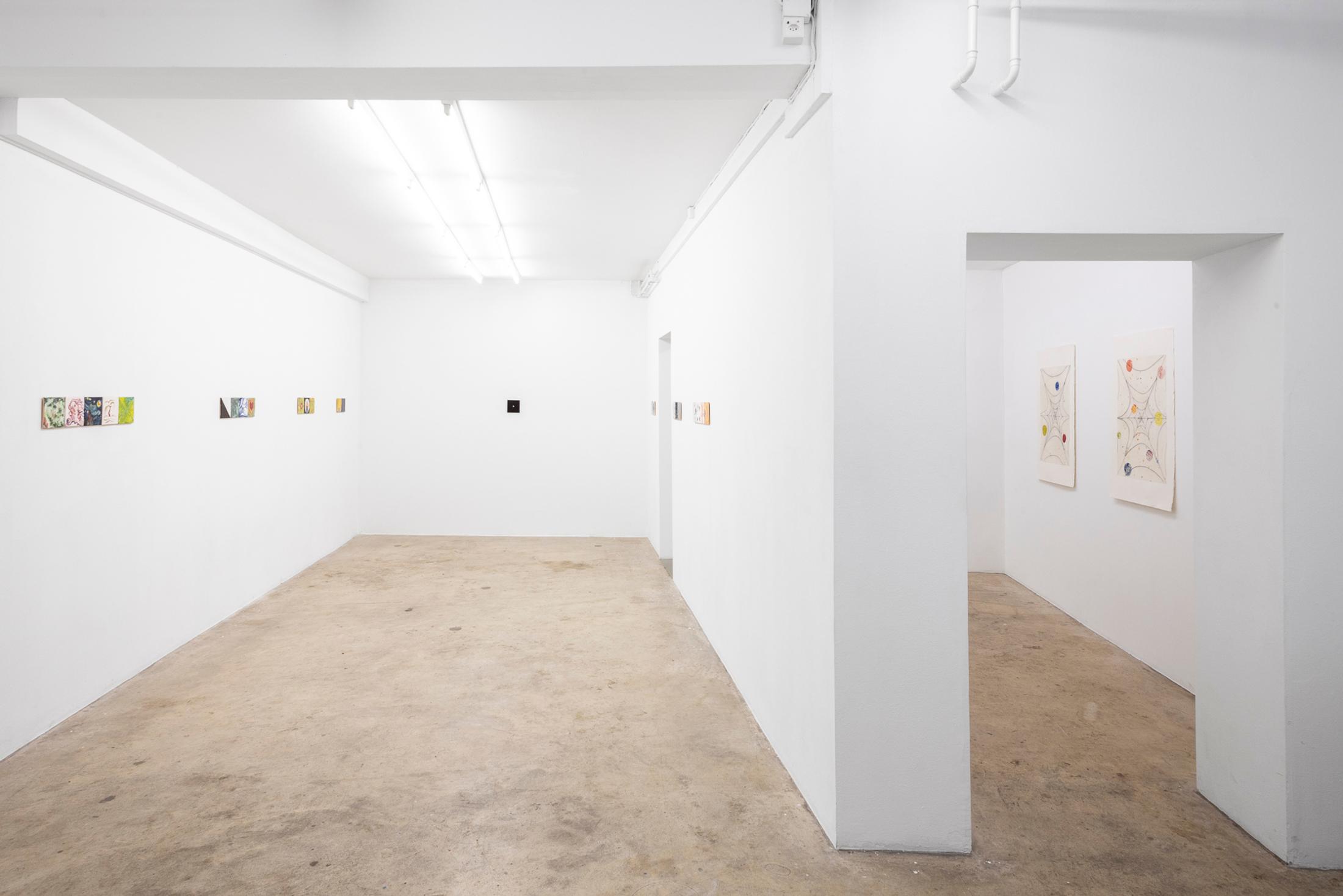 Exhibition View Solo Show Séverine Heizmann «Roots drink deep from carrion’s gift» at Milieu, Bern, 2024 / Photo: Nina Rieben  / Courtesy: The artist and Milieu