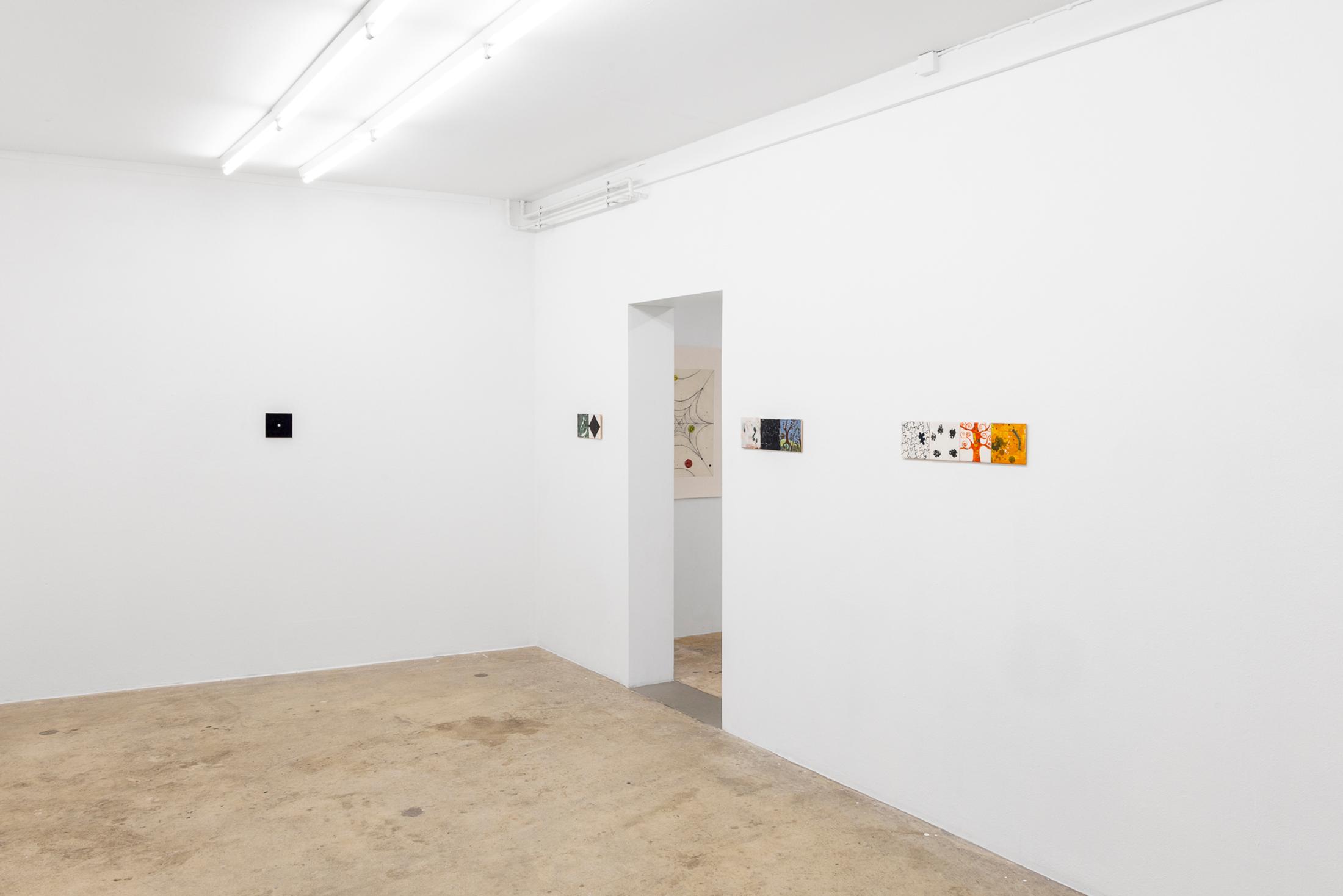 Exhibition View Solo Show Séverine Heizmann «Roots drink deep from carrion’s gift» at Milieu, Bern, 2024 / Photo: Nina Rieben  / Courtesy: The artist and Milieu