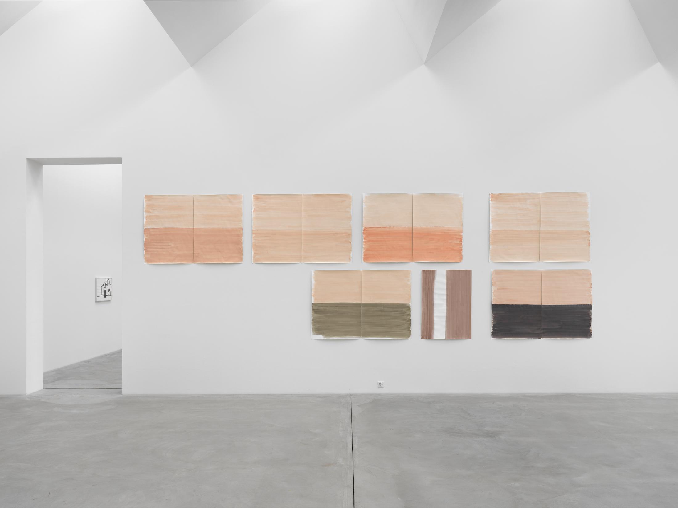 Exhibition View Solo Show Silvia Bächli «They’ve Turned into Each Other. Which Is Which?» at Kunst Museum Winterthur, Winterthur, 2024 / Photo: Serge Hasenböhler / Courtesy: The artist and Kunst Museum Winterthur