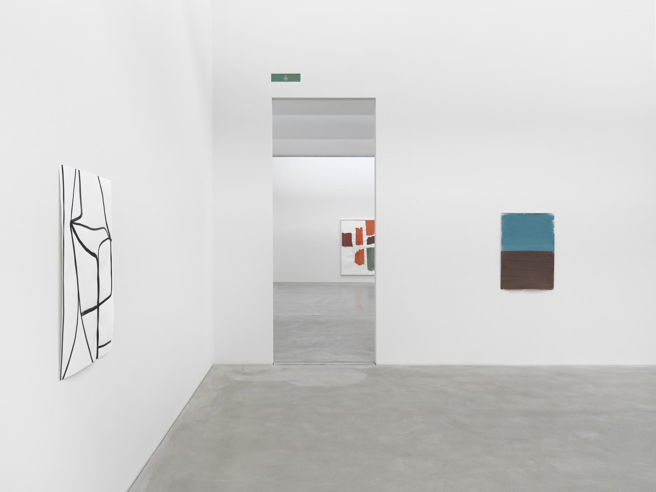Exhibition View Solo Show Silvia Bächli «They’ve Turned into Each Other. Which Is Which?» at Kunst Museum Winterthur, Winterthur, 2024 / Photo: Serge Hasenböhler / Courtesy: The artist and Kunst Museum Winterthur