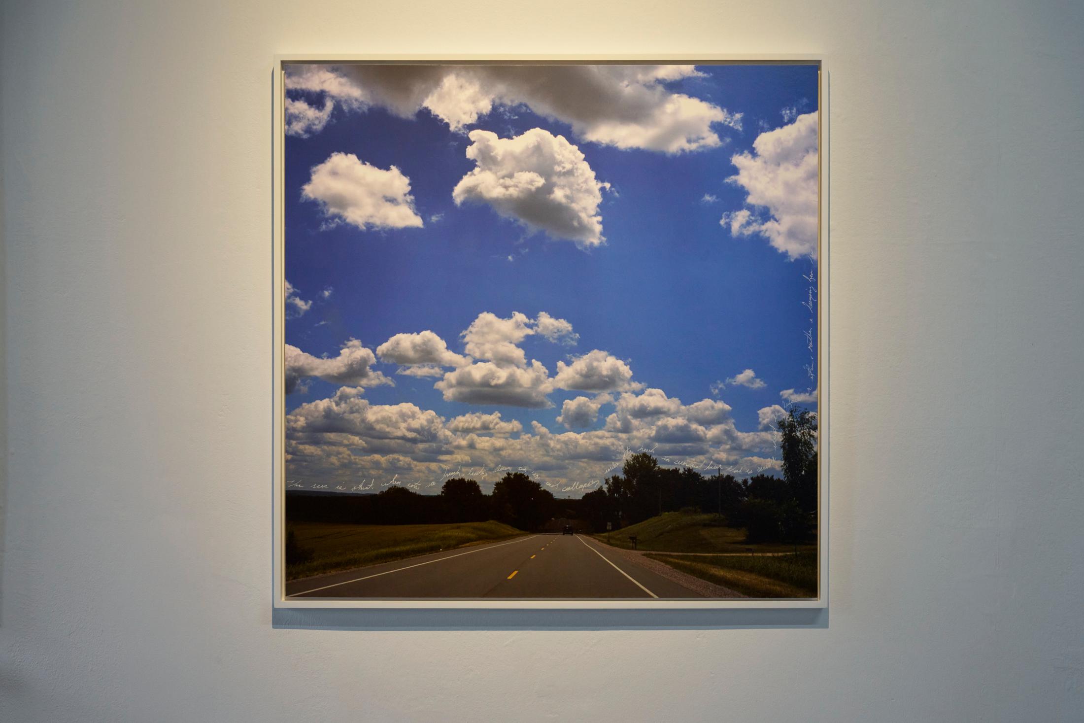 Exhibition View Solo Show Sky Hopinka «Our Ailing Senses; view on Sky Hopinka, My distant god, 2023» at Kunsthalle Friart, Fribourg, 2024 / Photo: Guillaume Python / Courtesy: The artist and Tanya Leighton