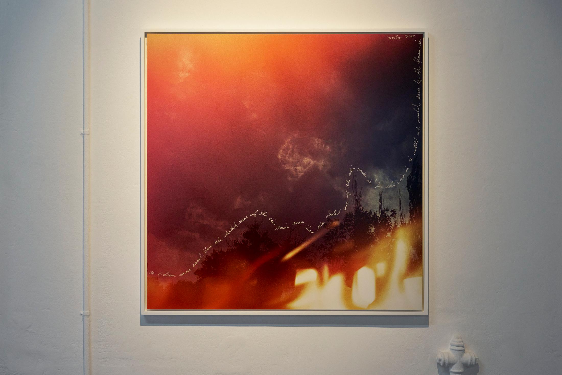 Exhibition View Solo Show Sky Hopinka «Our Ailing Senses; view on Sky Hopinka, Earthmaker considers the mountain, 2023» at Kunsthalle Friart, Fribourg, 2024 / Photo: Guillaume Python / Courtesy: The artist and Tanya Leighton