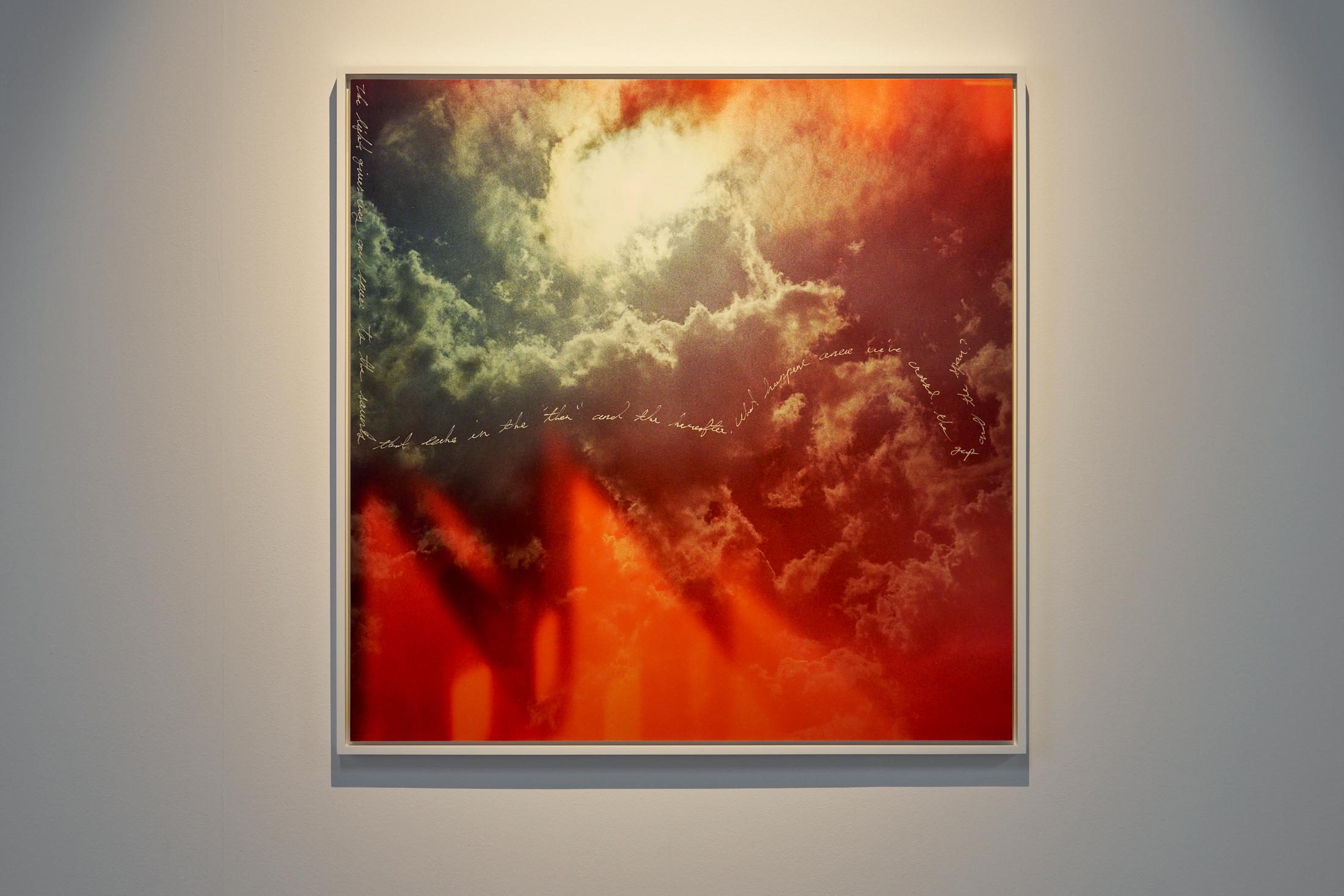 Exhibition View Solo Show Sky Hopinka «Our Ailing Senses; view on Sky Hopinka, Swelling, momentarily, 2023» at Kunsthalle Friart, Fribourg, 2024 / Photo: Guillaume Python / Courtesy: The artist and Tanya Leighton