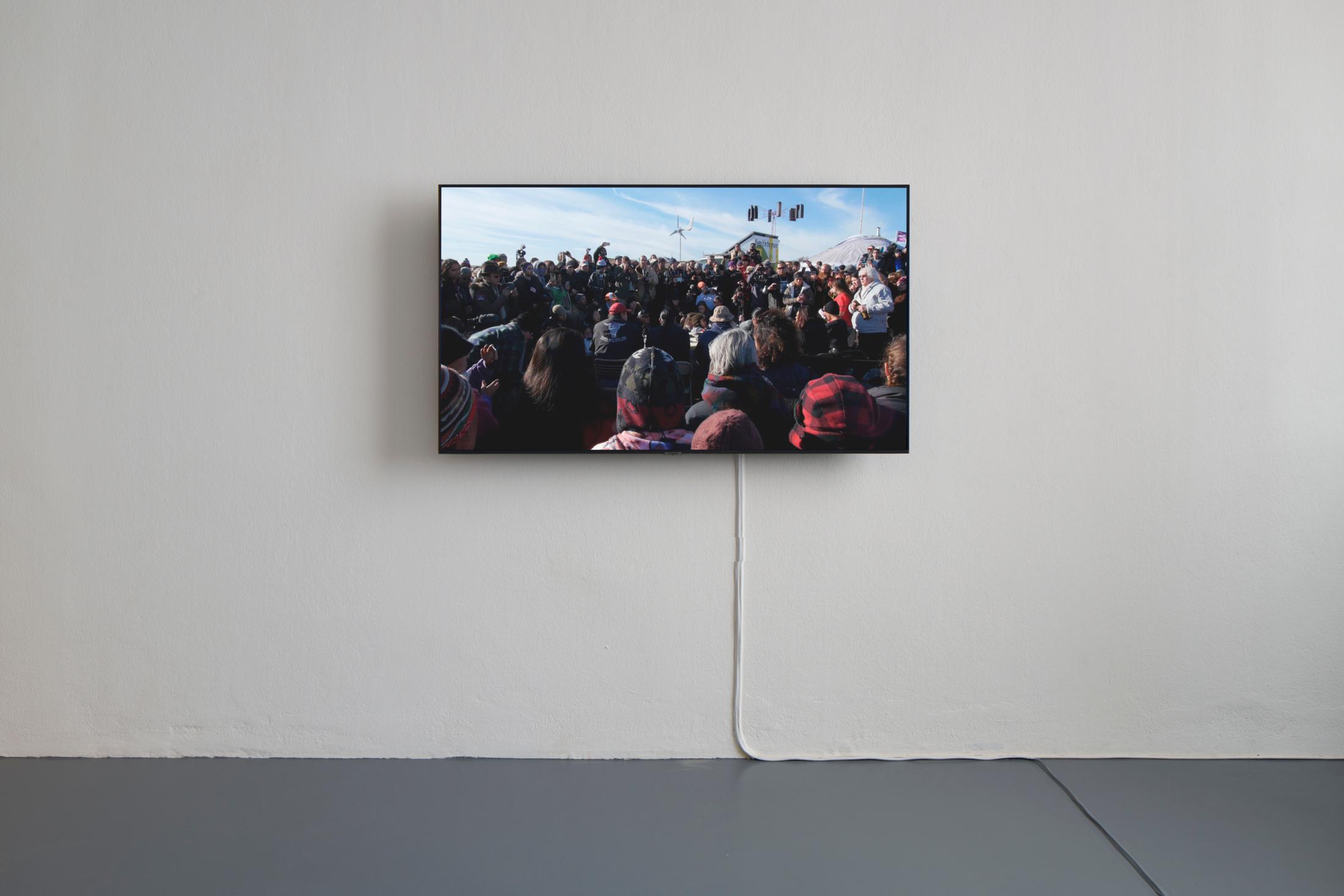 Exhibition View Solo Show Sky Hopinka «Our Ailing Senses» at Kunsthalle Friart, Fribourg, 2024 / Photo: Guillaume Python / Courtesy: The artist and Kunsthalle Friart
