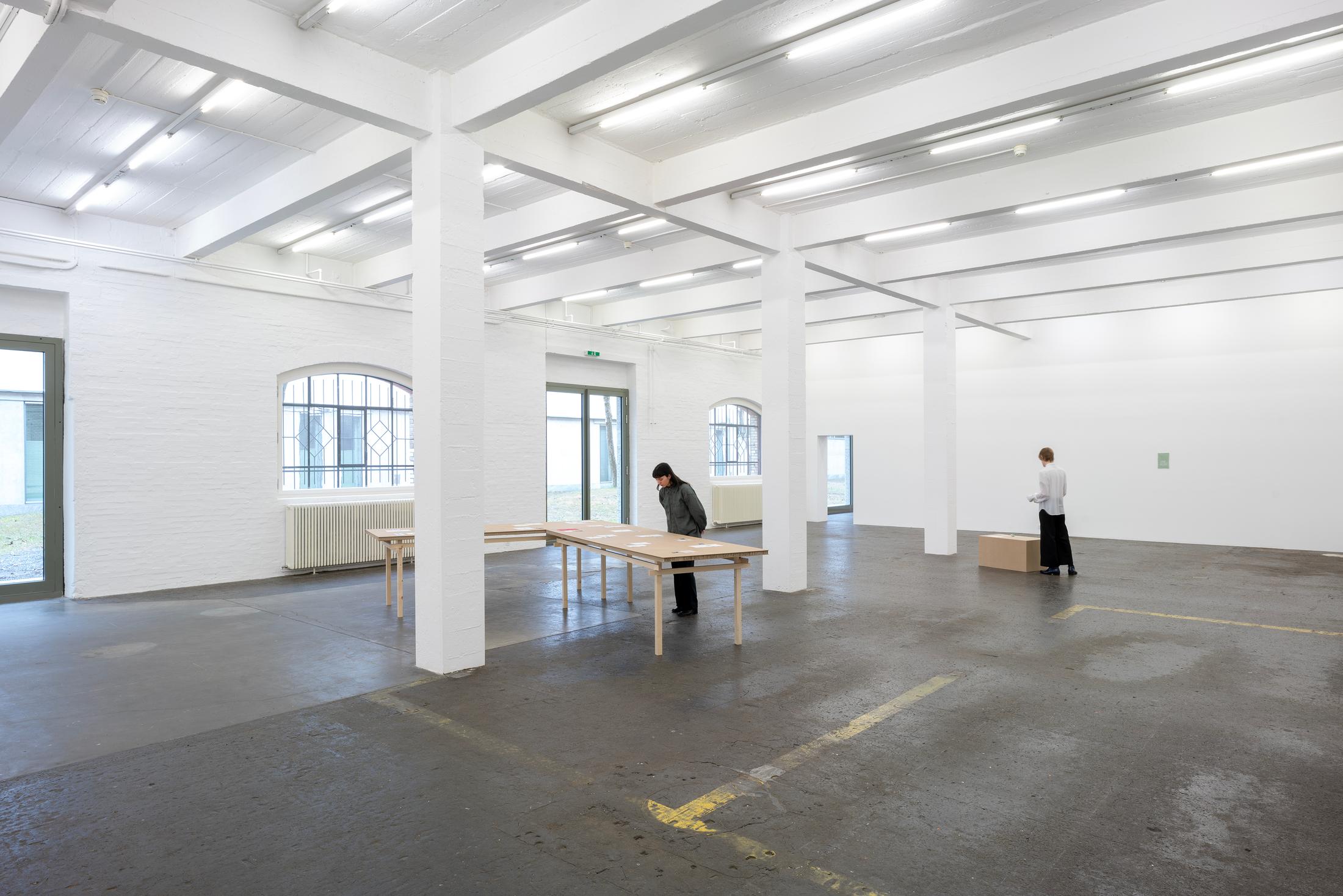 Exhibition View Double Show Majd Abdel Hamid «Resonances» at Kunst Halle Sankt Gallen, St. Gallen, 2025 / Photo: E. Sommer / Courtesy: the artist and 16 Avril, Paris