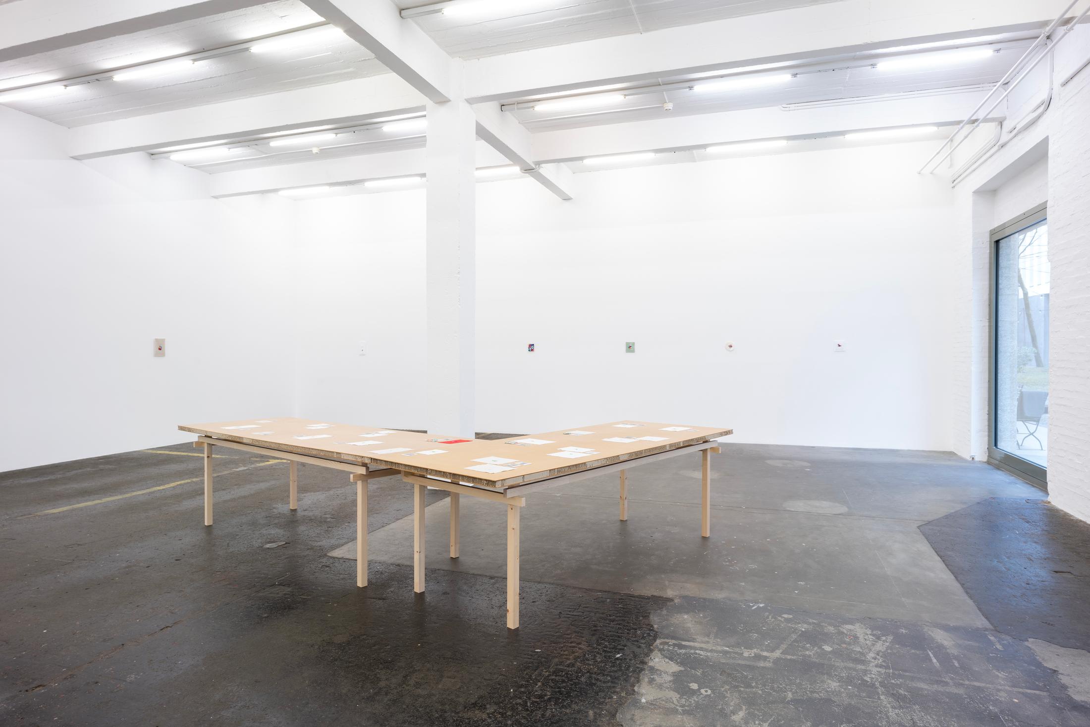 Exhibition View Double Show Majd Abdel Hamid «Resonances» at Kunst Halle Sankt Gallen, St. Gallen, 2025 / Photo: E. Sommer / Courtesy: the artist and 16 Avril, Paris