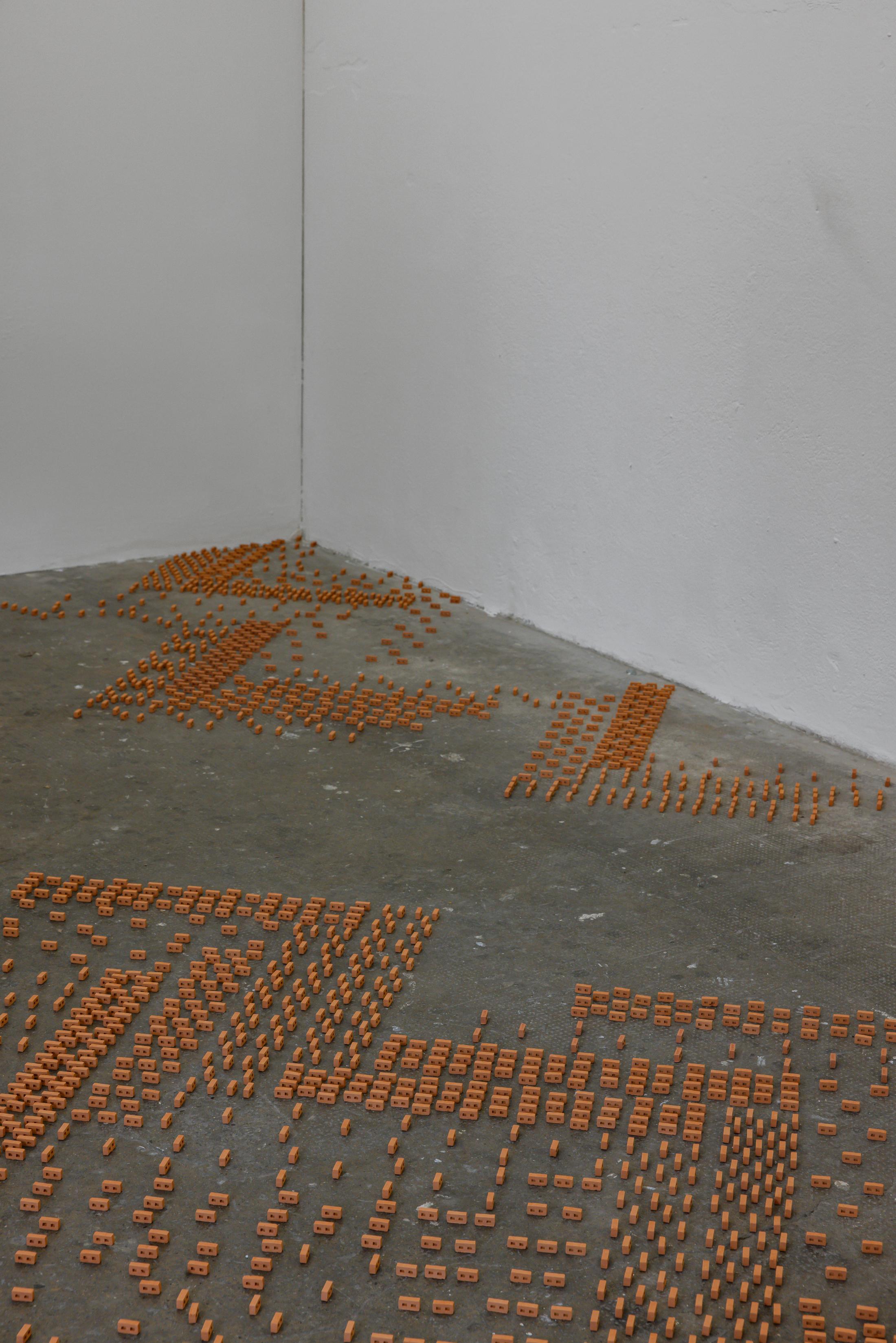 Exhibition View Duo Show Stirnimann-Stojanovic «Connecting through Collective Care and Redistribution; view on What if the walls were more flexible? – Assemblage 2, 2024» at WallStreet Fribourg, Fribourg, 2025 / Photo: Julie Folly / Courtesy: the artists and WallStreet