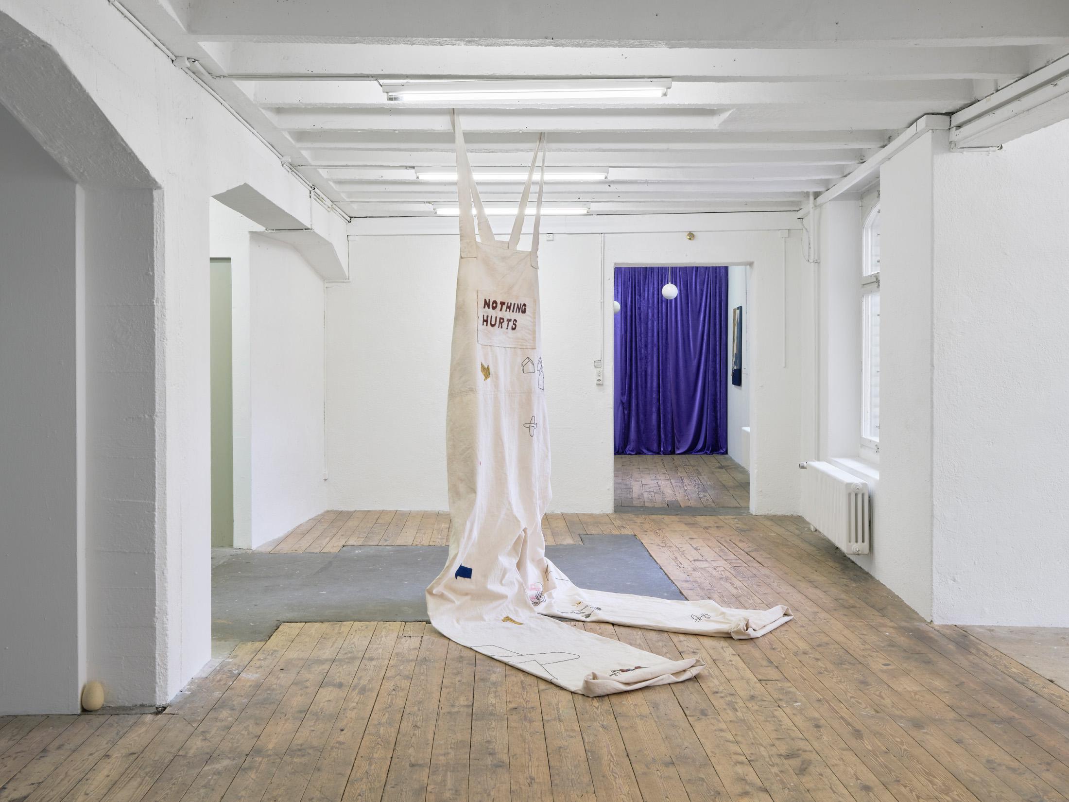 Exhibition View Group Show «The House, the Paste, the Weather (part 1)» at Stiftung Binz39, Zurich, 2024-2025 / Photo: Conradin Frei / Courtesy: the artists and Stiftung Binz39