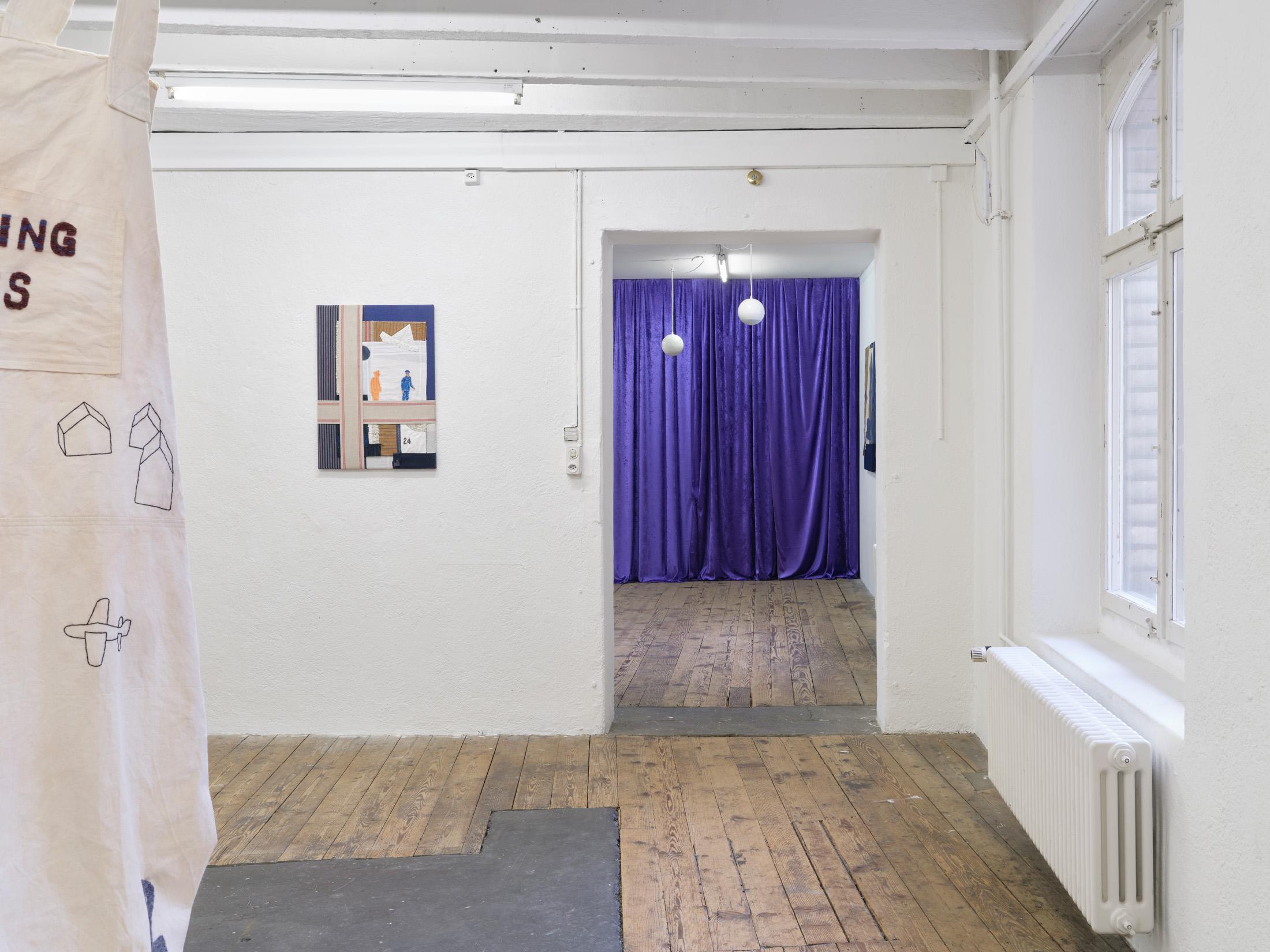 Exhibition View Group Show «The House, the Paste, the Weather (part 1)» at Stiftung Binz39, Zurich, 2024-2025 / Photo: Conradin Frei / Courtesy: the artists and Stiftung Binz39