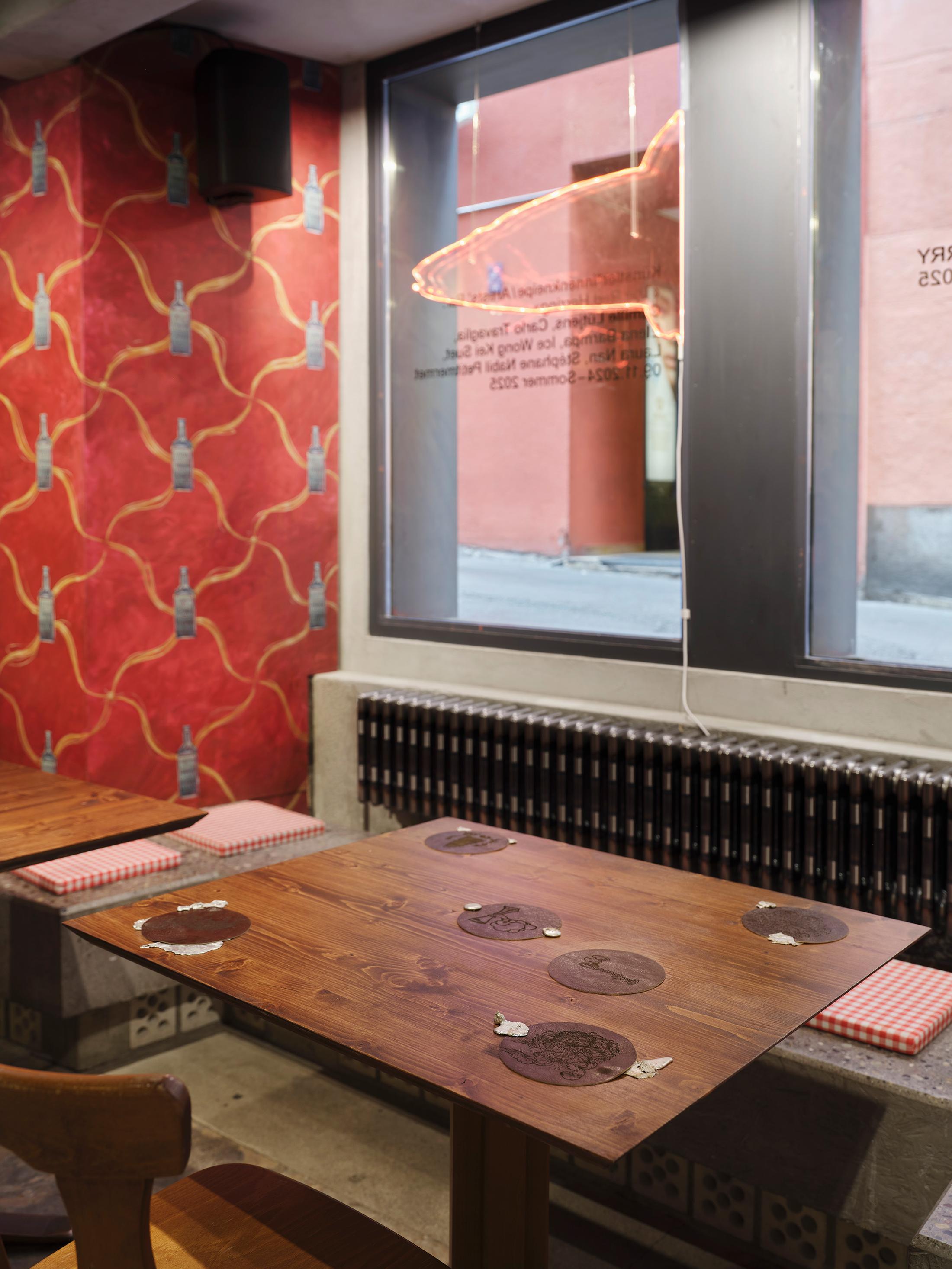 «The Red Herring» at Cabaret Voltaire, Group Show with Camille Lütjens, Carlo Travaglia, Elena Barmpa, Ice Wong Kei Suet, Laura Nan and Stéphane Nabil Petitmermet, November 9, 2024 until June 29, 2025 – Contemporary Art Switzerland • Swiss Art Exhibition Archive