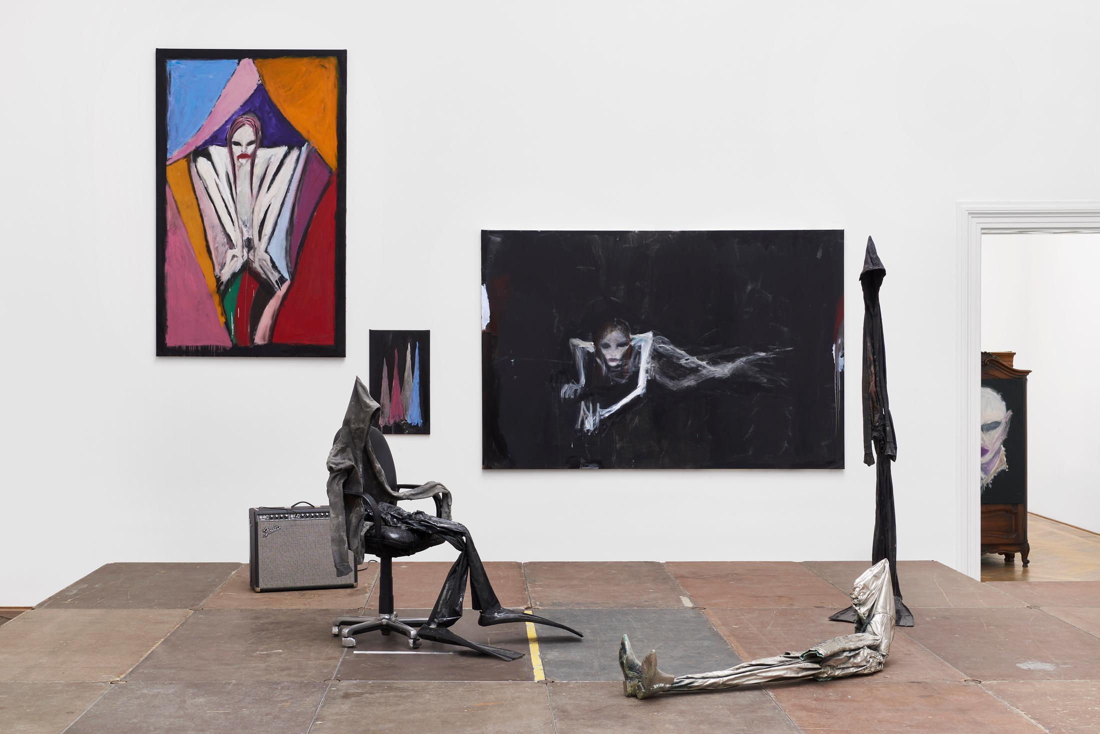 Exhibition View Solo Show Tobias Spichtig «Everything No One Ever Wanted» at Kunsthalle Basel, Basel, 2024 / Photo: Philipp Hänger / Courtesy: The artist and Kunsthalle Basel