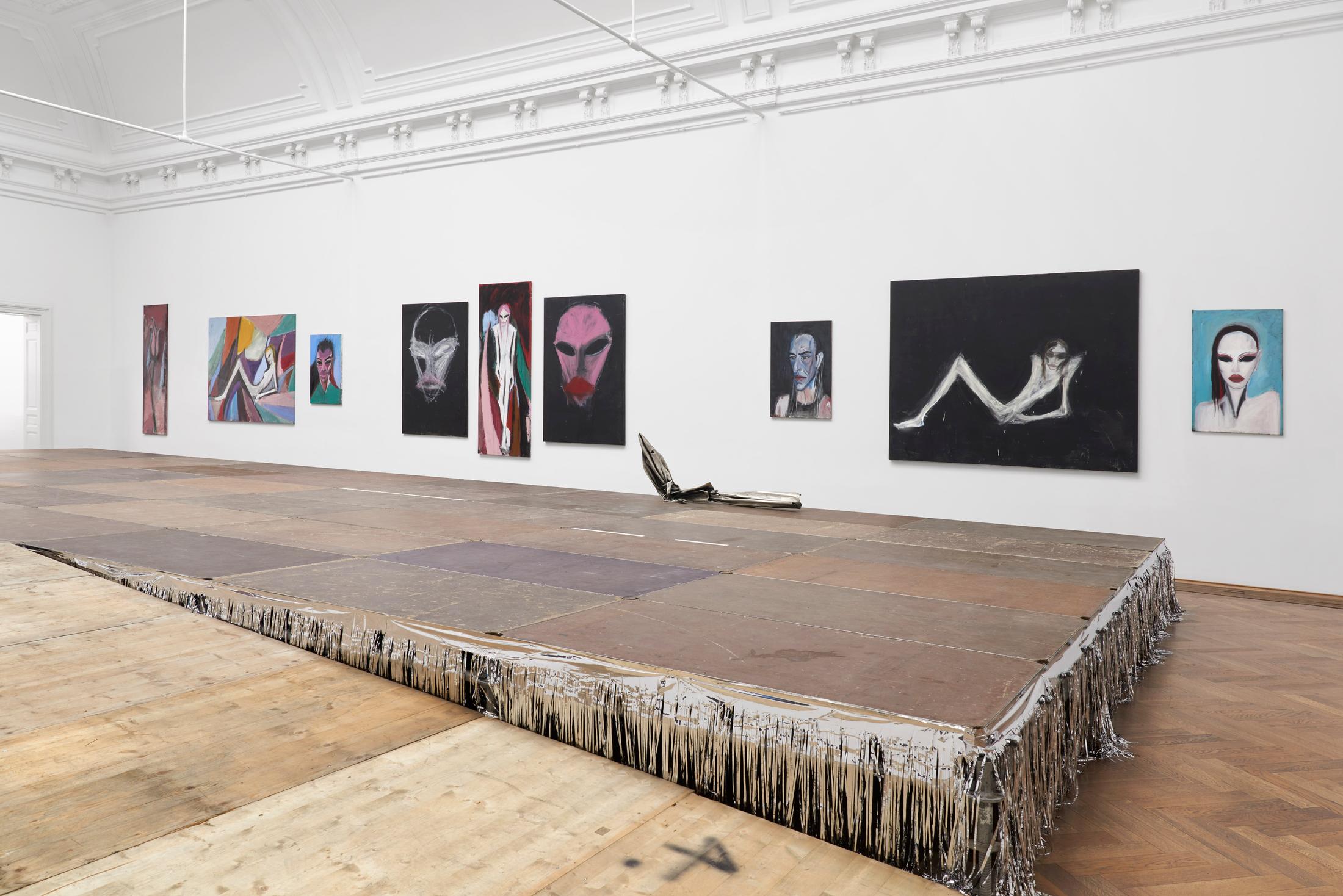 Exhibition View Solo Show Tobias Spichtig «Everything No One Ever Wanted» at Kunsthalle Basel, Basel, 2024 / Photo: Philipp Hänger / Courtesy: The artist and Kunsthalle Basel
