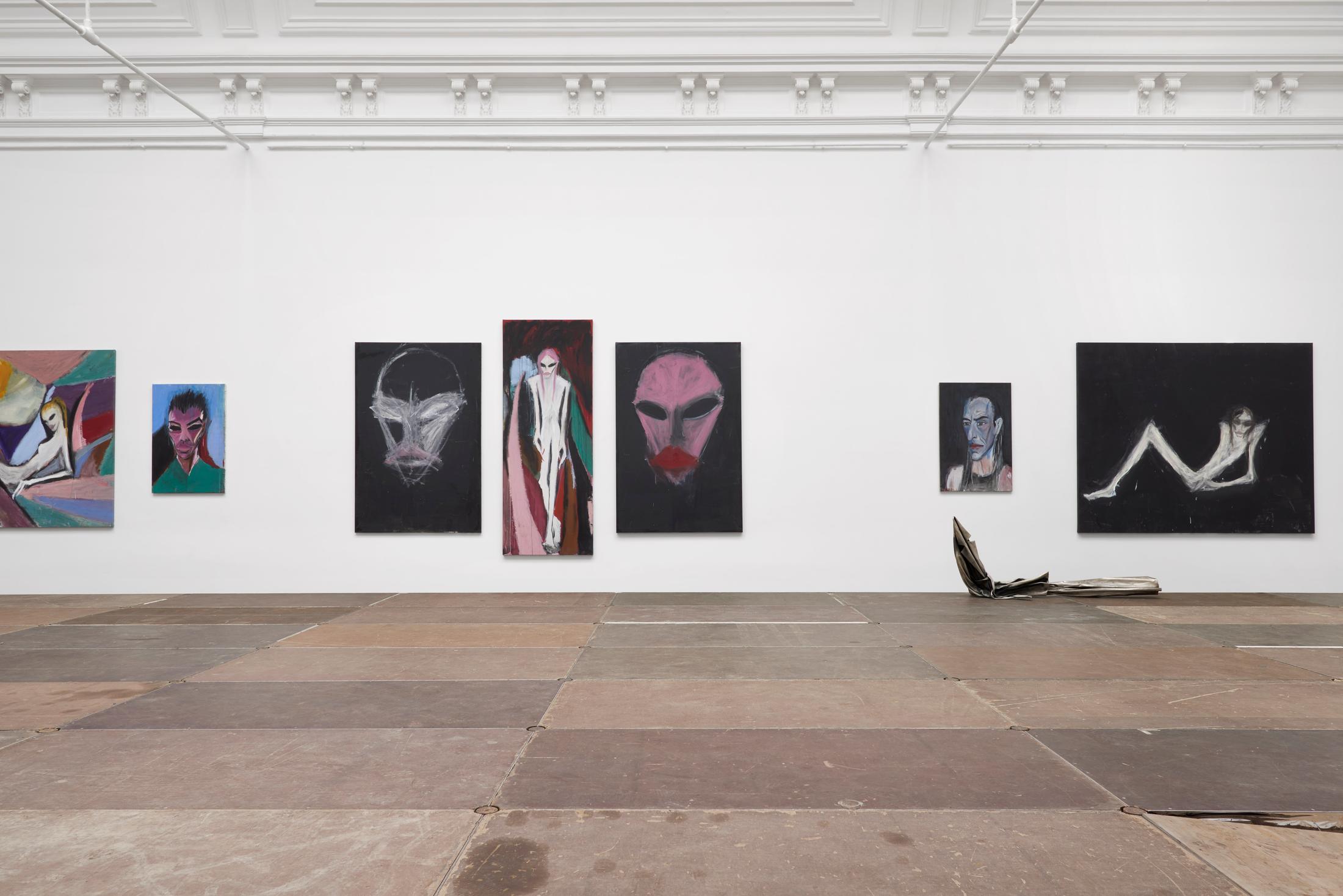 Exhibition View Solo Show Tobias Spichtig «Everything No One Ever Wanted» at Kunsthalle Basel, Basel, 2024 / Photo: Philipp Hänger / Courtesy: The artist and Kunsthalle Basel