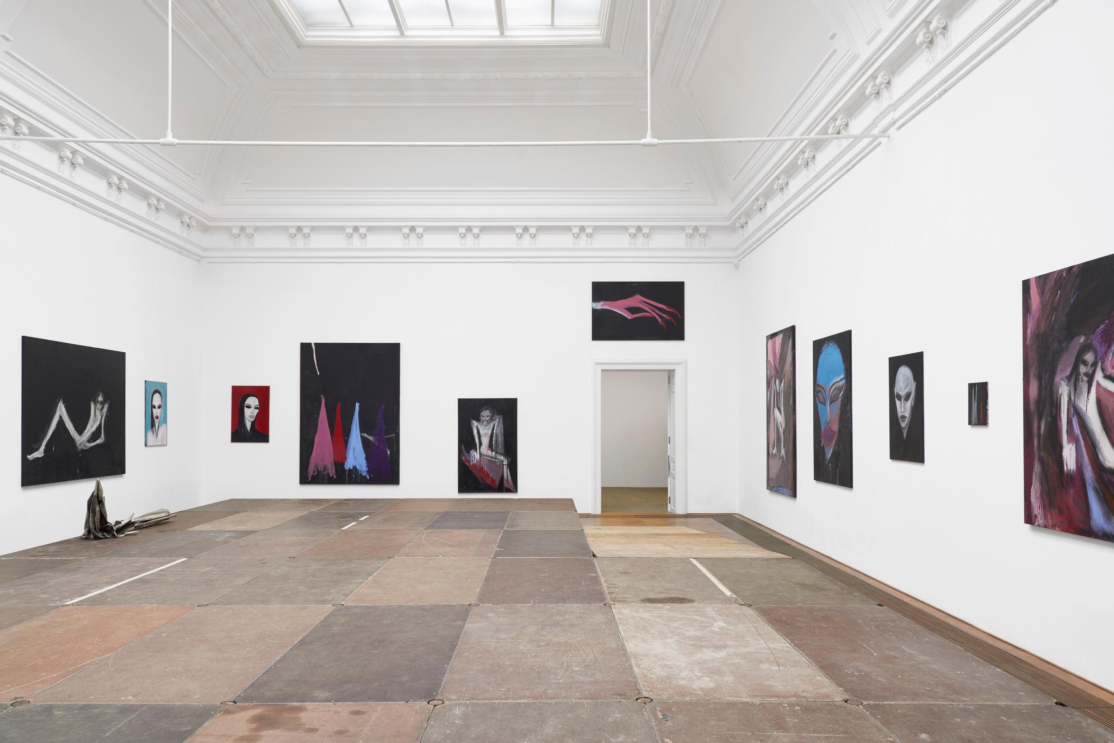 Exhibition View Solo Show Tobias Spichtig «Everything No One Ever Wanted» at Kunsthalle Basel, Basel, 2024 / Photo: Philipp Hänger / Courtesy: The artist and Kunsthalle Basel