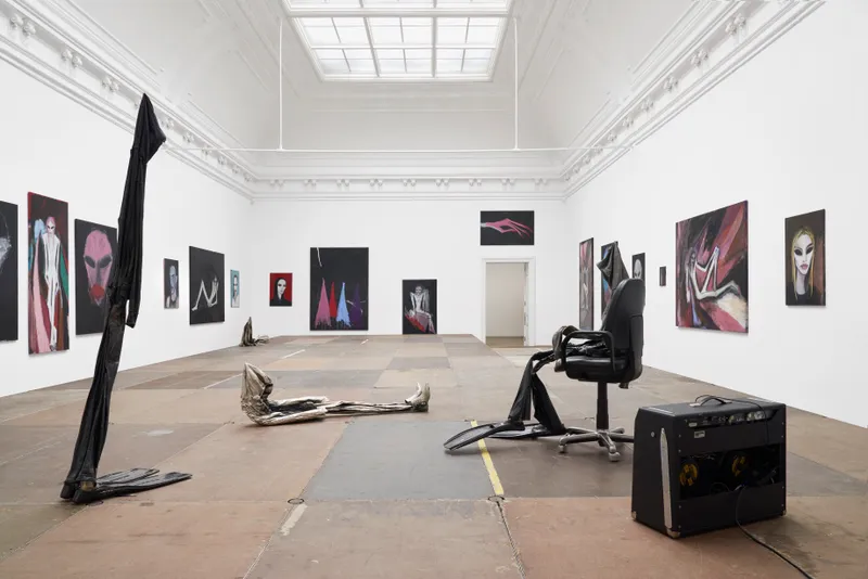 Exhibition View Solo Show Tobias Spichtig «Everything No One Ever Wanted» at Kunsthalle Basel, Basel, 2024 / Photo: Philipp Hänger / Courtesy: The artist and Kunsthalle Basel