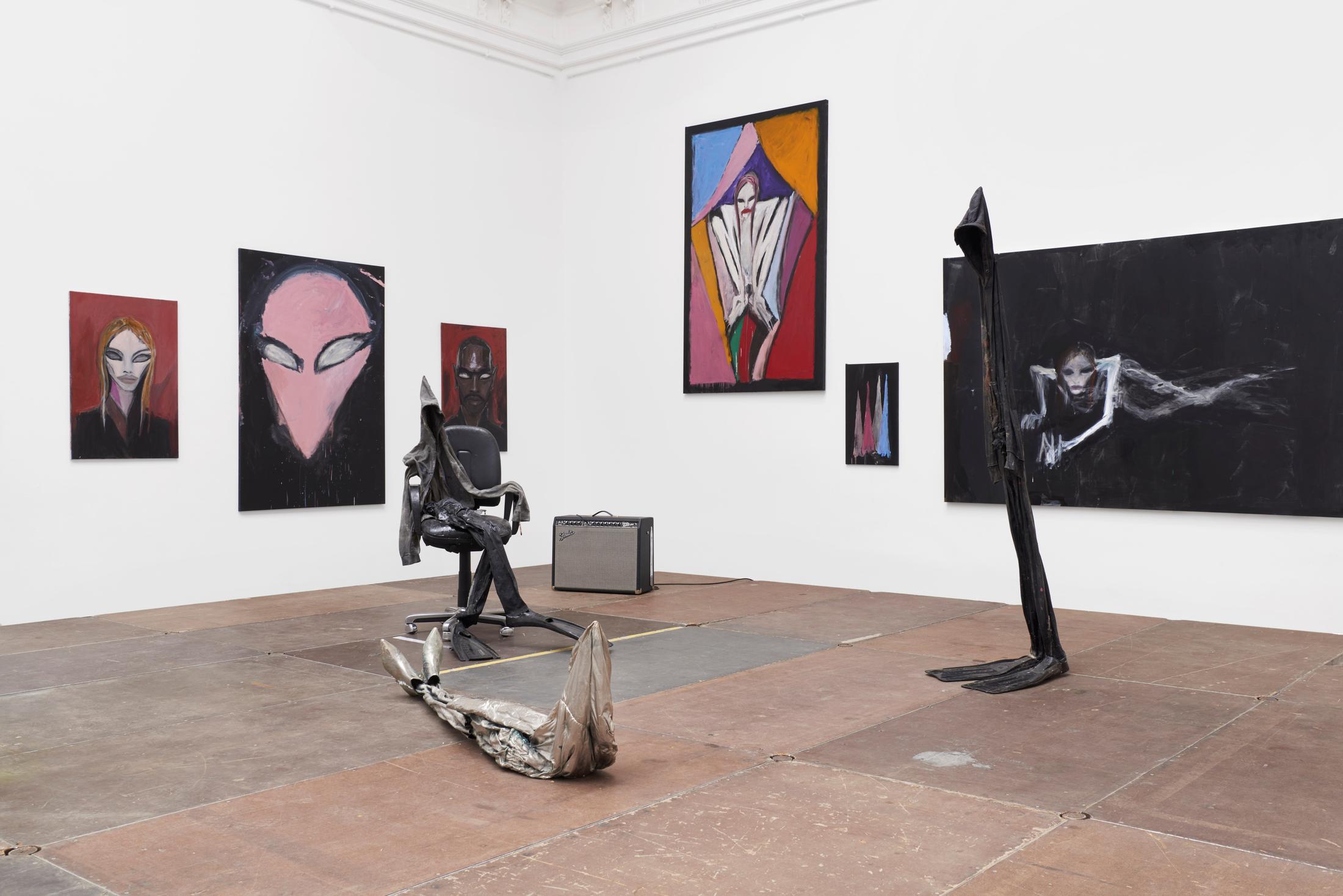 Exhibition View Solo Show Tobias Spichtig «Everything No One Ever Wanted» at Kunsthalle Basel, Basel, 2024 / Photo: Philipp Hänger / Courtesy: The artist and Kunsthalle Basel