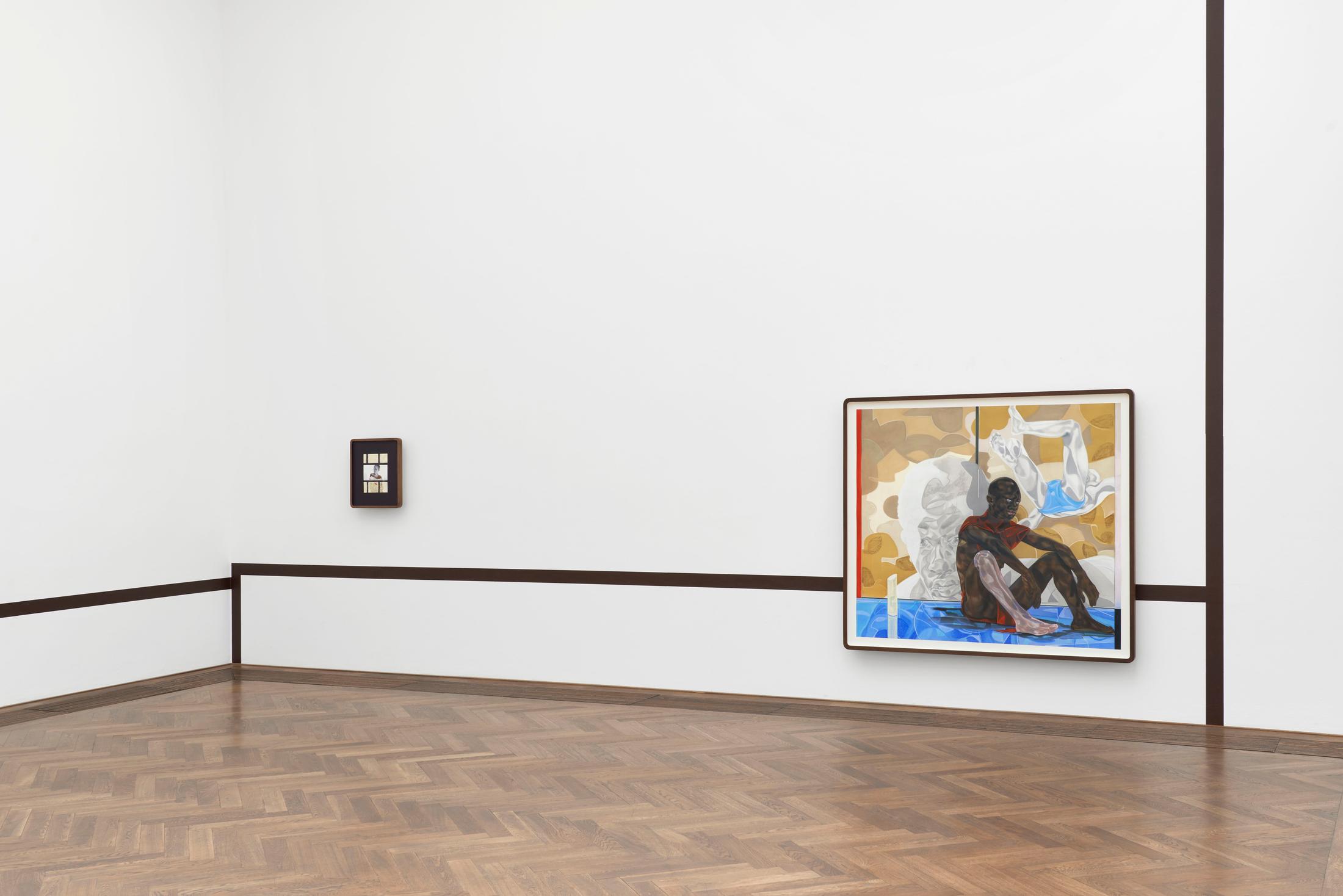 Exhibition View Solo Show Toyin Ojih Odutola «Ilé Oriaku» at Kunsthalle Basel, Basel, 2024 / Photo: Philipp Hänger / Courtesy: The artist and Kunsthalle Basel