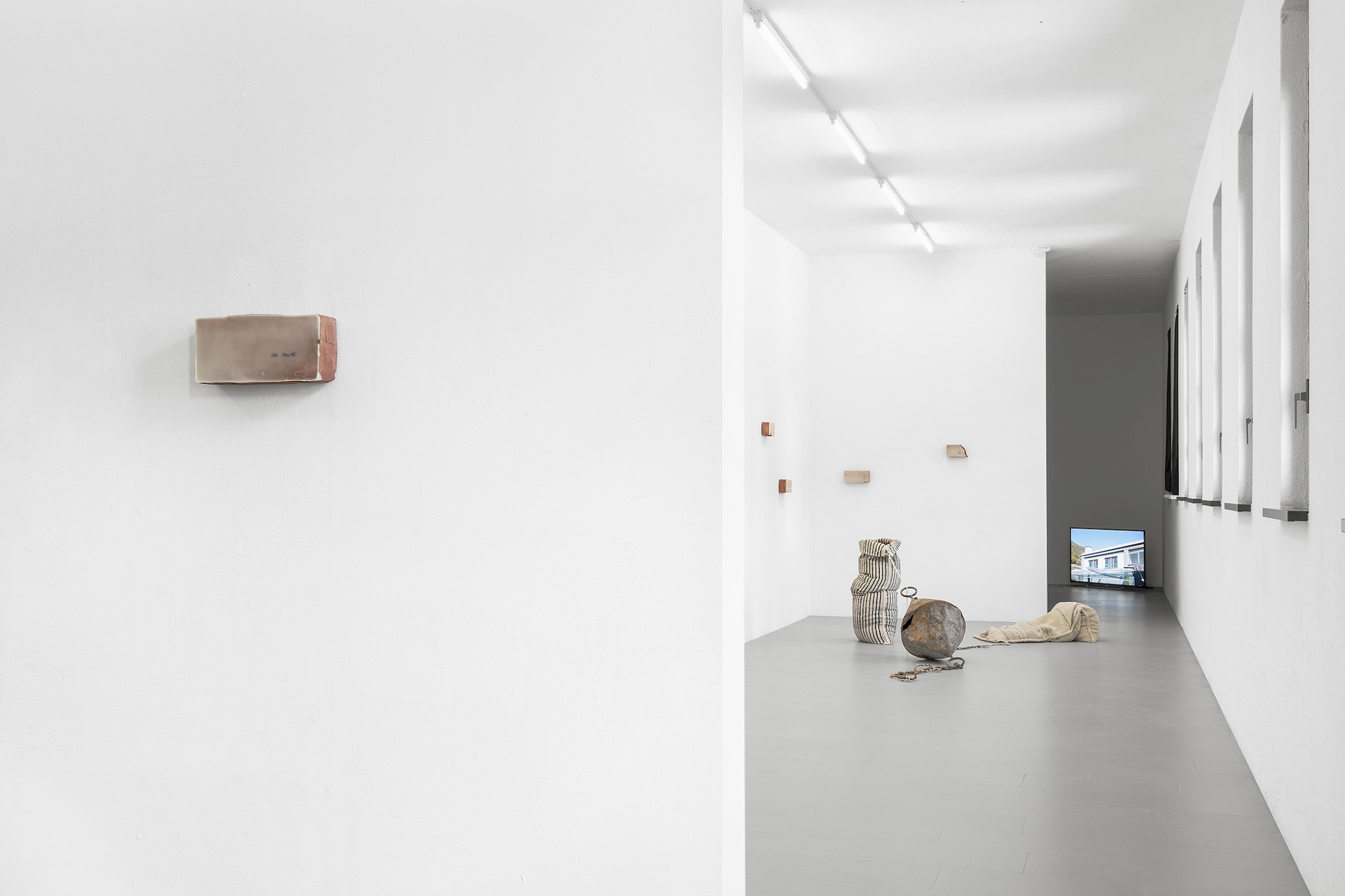 Exhibition View Group Show «Unseen Reconstructions» at La Rada, Locarno, 2023 / Photo: Riccardo Giancola / Courtesy: the artists and La Rada