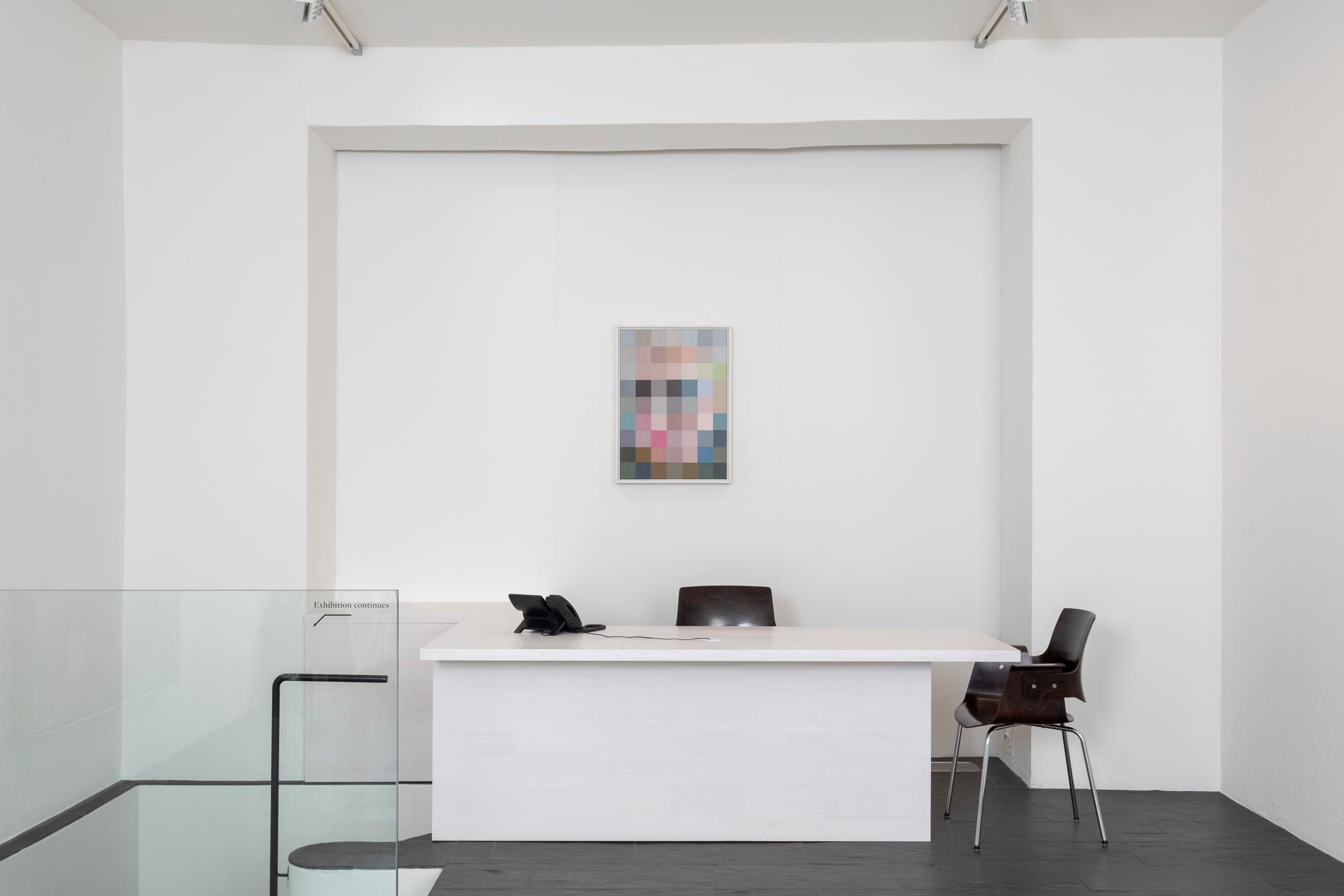 Exhibition View Solo Show Urs Lüthi «LONTANO IL REALE TEMPO UMANO (Hommage to Pier Paolo Pasolini)» at Galerie Urs Meile, Zurich, 2024 / Photo: Oliver Kümmerli / Courtesy: The artist and Galerie Urs Meile