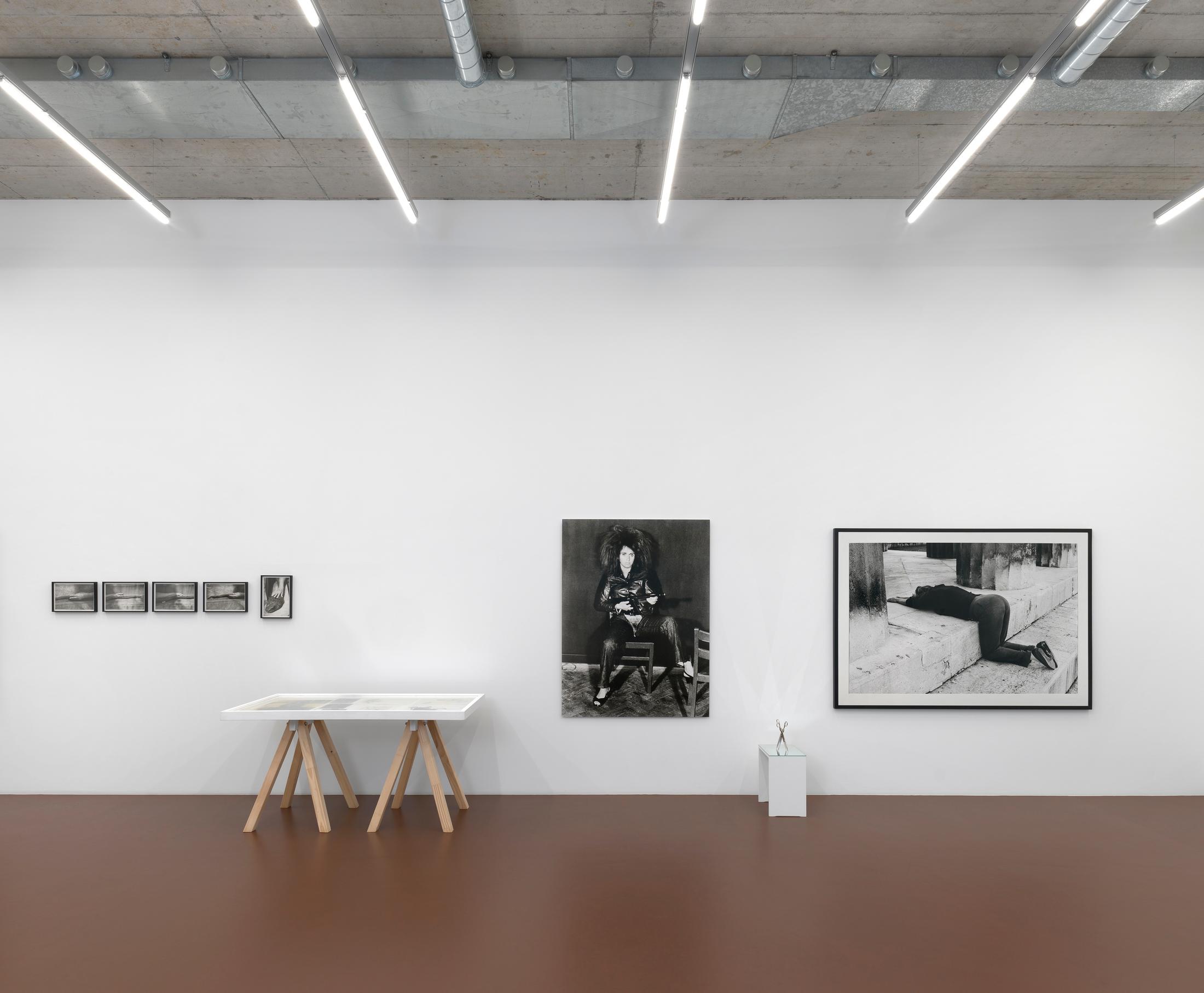 Exhibition View Solo Show VALIE EXPORT at Karma International, 2024 / Photo: Annik Wetter / Courtesy: The artist and Karma International