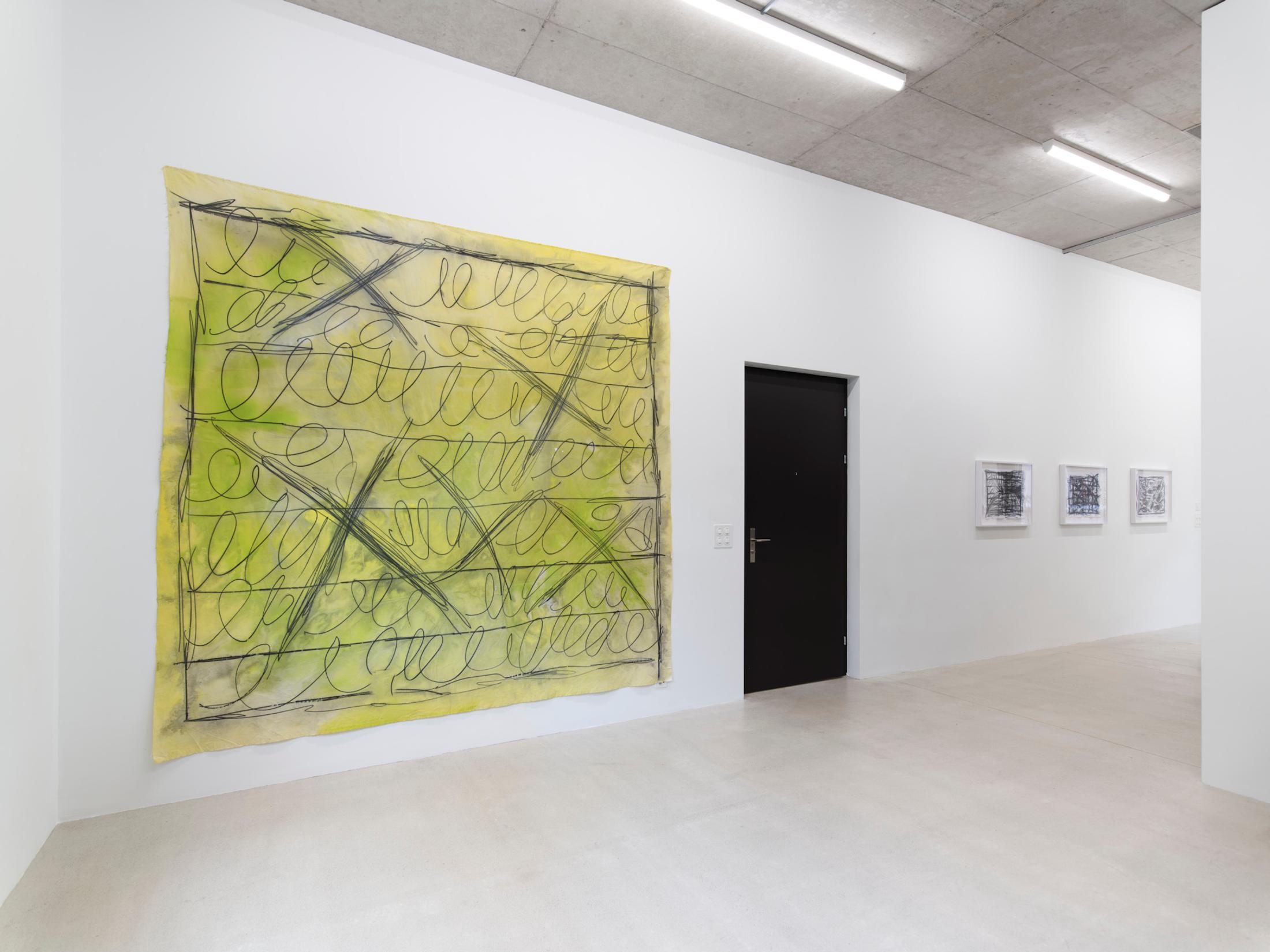 Exhibition View Solo Show Vanessa Disler «Here On Earth» at Damien & The Love Guru, Zurich, 2025 / Photo: Felix Jungo / Courtesy: the artist and Damien & The Love Guru