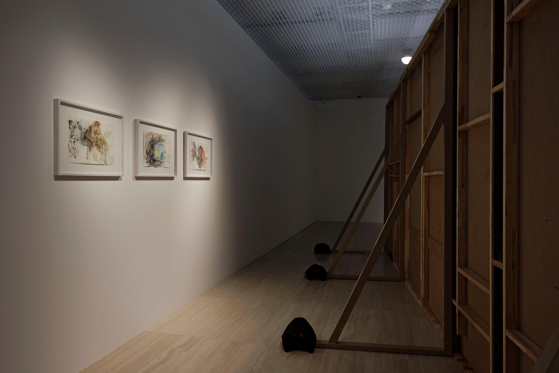 Exhibition View Solo Show Vanessa Disler «Euphoric Recall» at Kunstforum Baloise Park, Basel, 2024 / Photo: Gina Folly / Courtesy: the artist, Damien and the Love Guru and the Baloise Corporate Collection