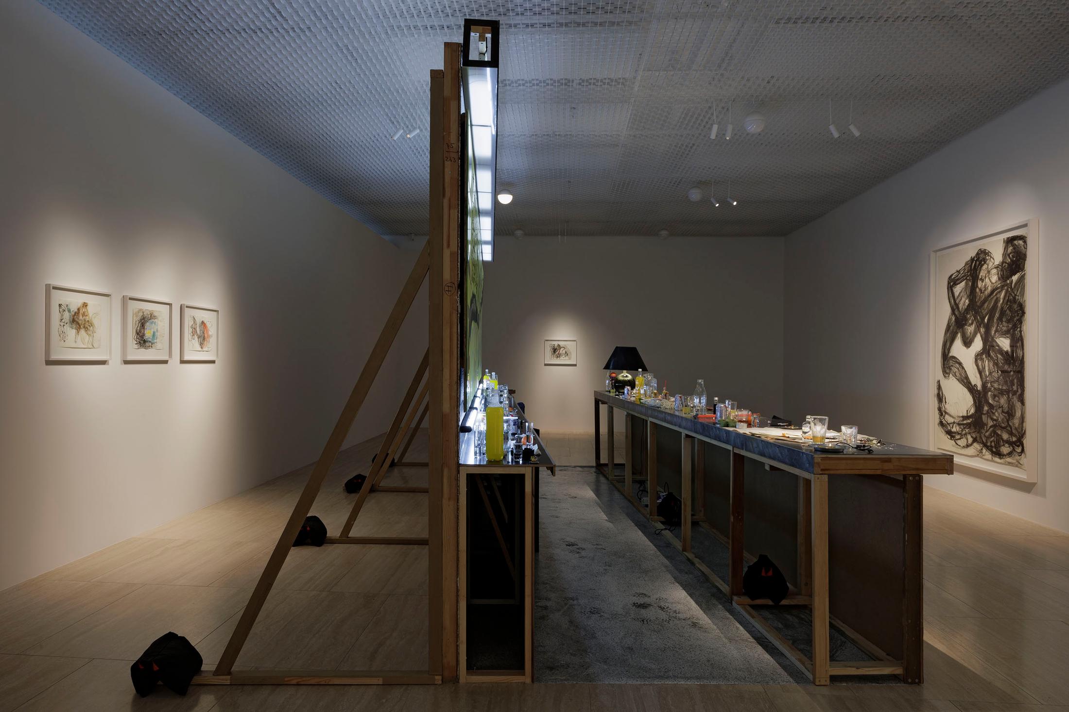 Exhibition View Solo Show Vanessa Disler «Euphoric Recall» at Kunstforum Baloise Park, Basel, 2024 / Photo: Gina Folly / Courtesy: the artist, Damien and the Love Guru and the Baloise Corporate Collection