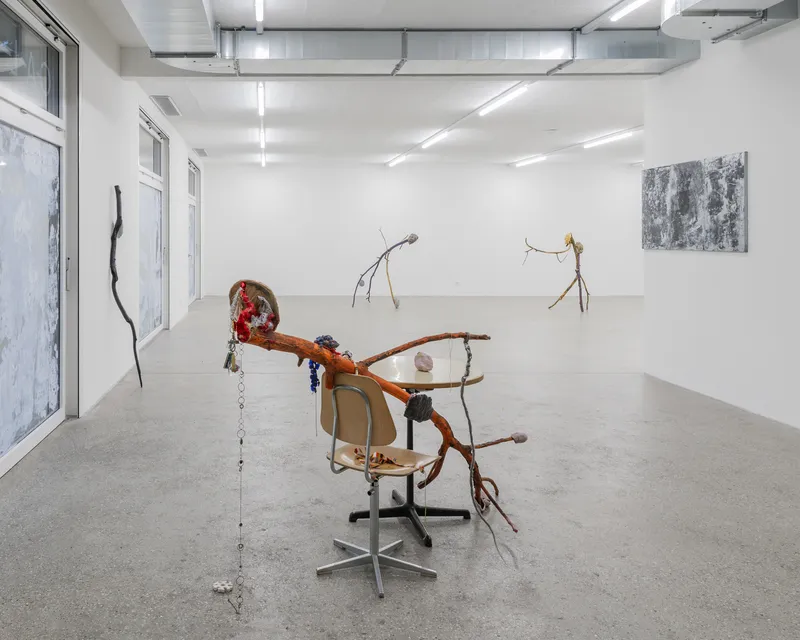 Exhibition View Yun Choi Solo Show «The Lounge» at CALM - Centre d'Art La Meute, Lausanne, 2023-2024 / Photo: Théo Dufloo / Courtesy: the artist and CALM - Centre d'Art La Meute