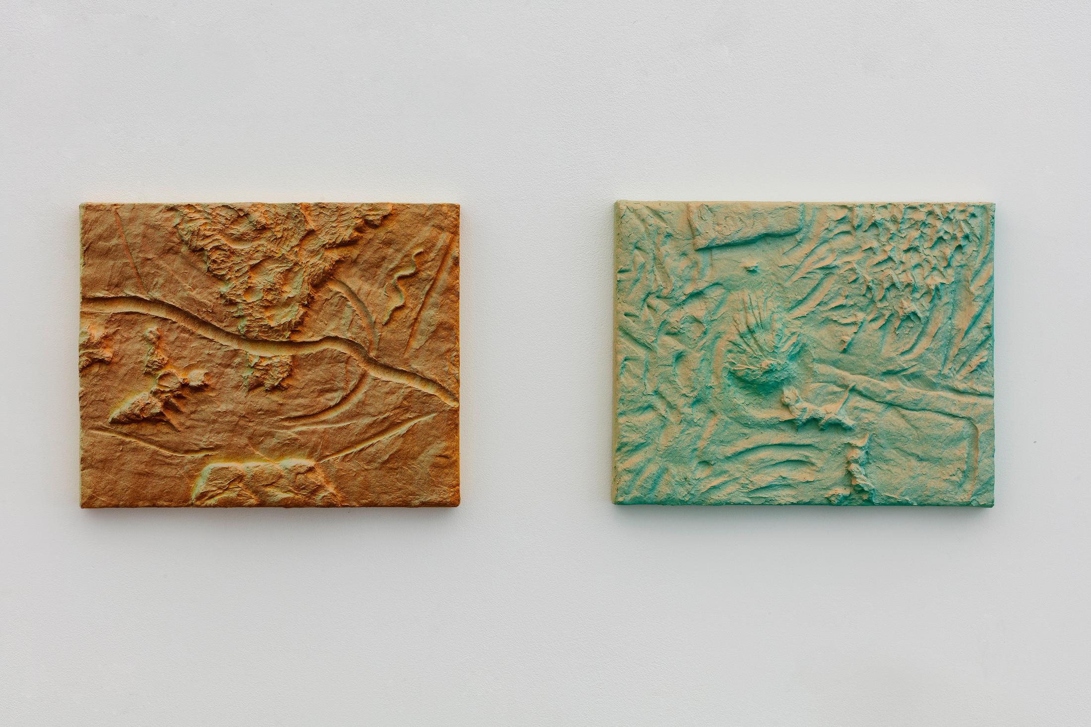 Exhibition View Solo Show Zora Berweger «GRETTING THE UNSEEN; view on Zora Berweger, Roots, 2023, Wire ropes, cables, neon, transformers, Variable dimensions» at Kunsthalle Kunstmuseum Appenzell, Appenzell, 2023-2024 / Photo: Stefan Rohner / Courtesy: the artist and Kunstmuseum Kunsthalle Appenzell