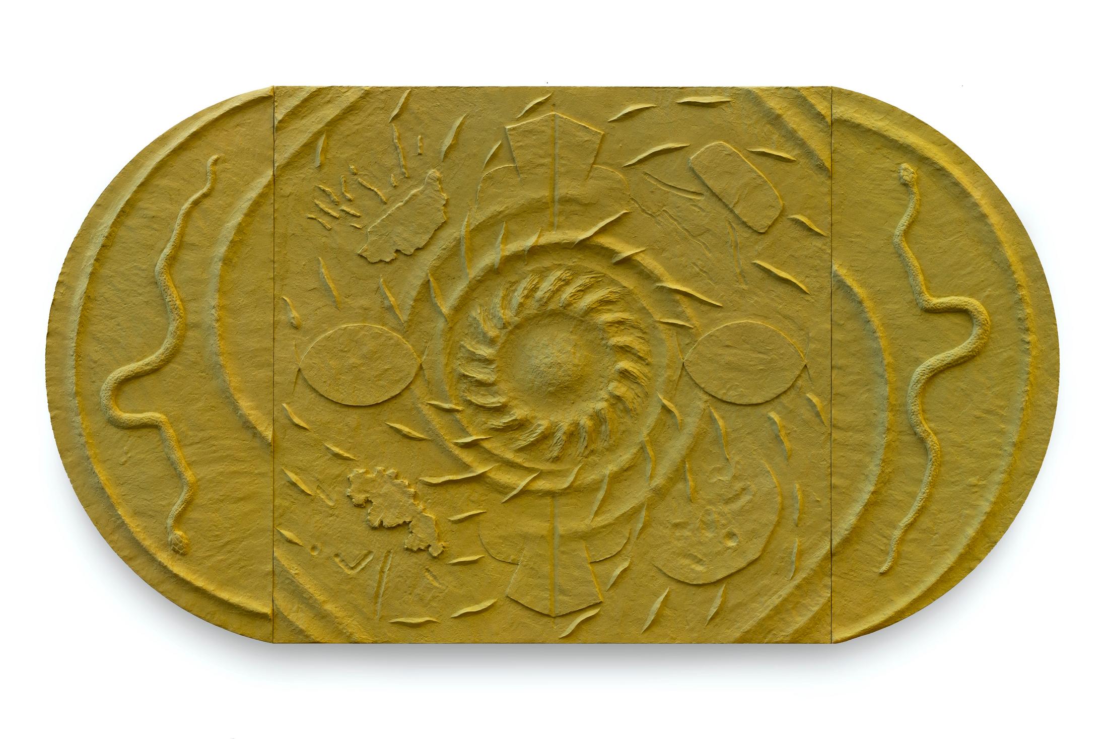 Exhibition View Solo Show Zora Berweger «GRETTING THE UNSEEN; view on Zora Berweger, snake, transforming (8 trigrams), 2023, Wire ropes, cables, neon, transformers, Variable dimensions» at Kunsthalle Kunstmuseum Appenzell, Appenzell, 2023-2024 / Photo: Zora Berweger / Courtesy: the artist and Kunstmuseum Kunsthalle Appenzell