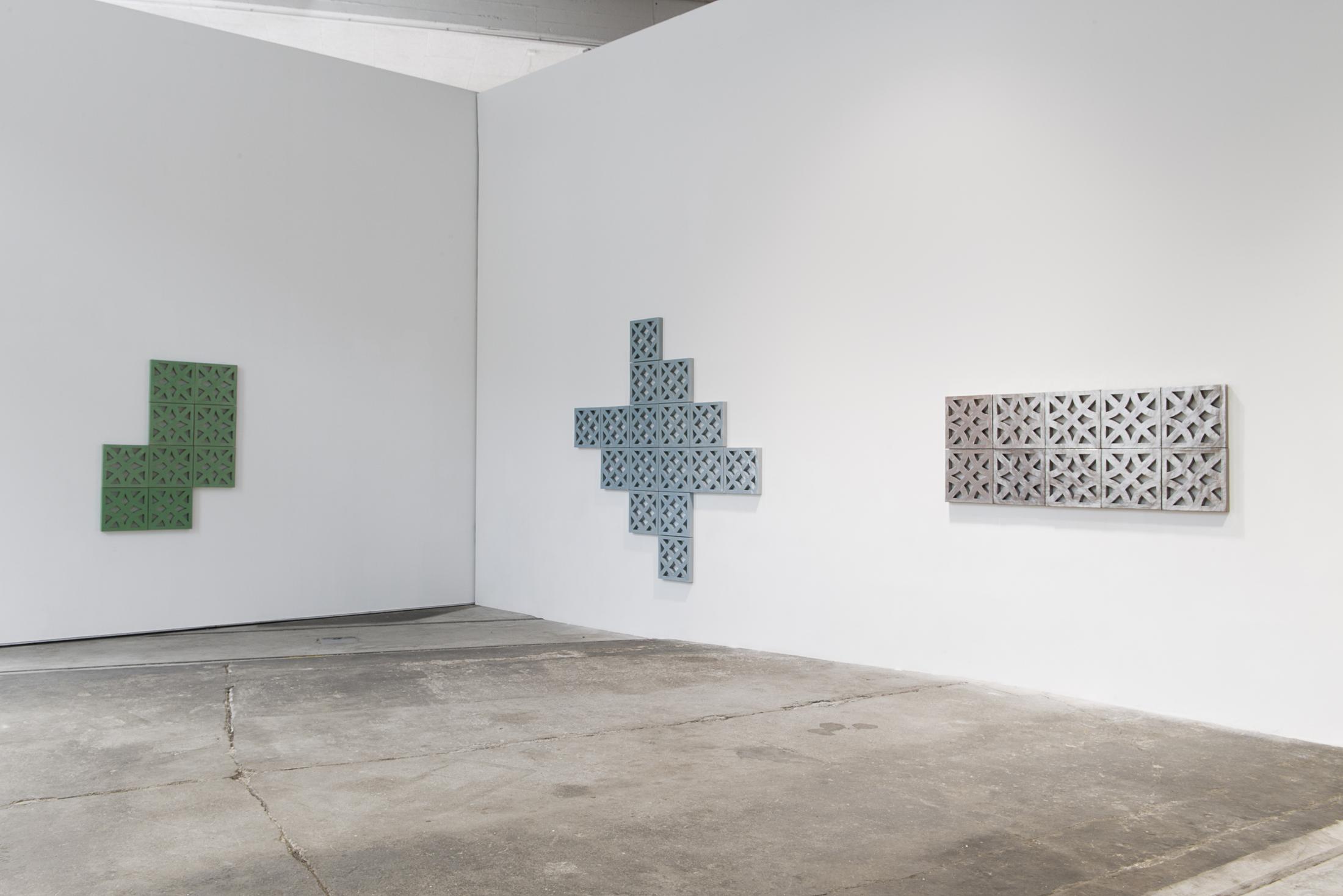 Exhibition View Bettina Pousttchi "Protection" at Lokremise St.Gallen 2018 / Photo: Sebastian Stadler