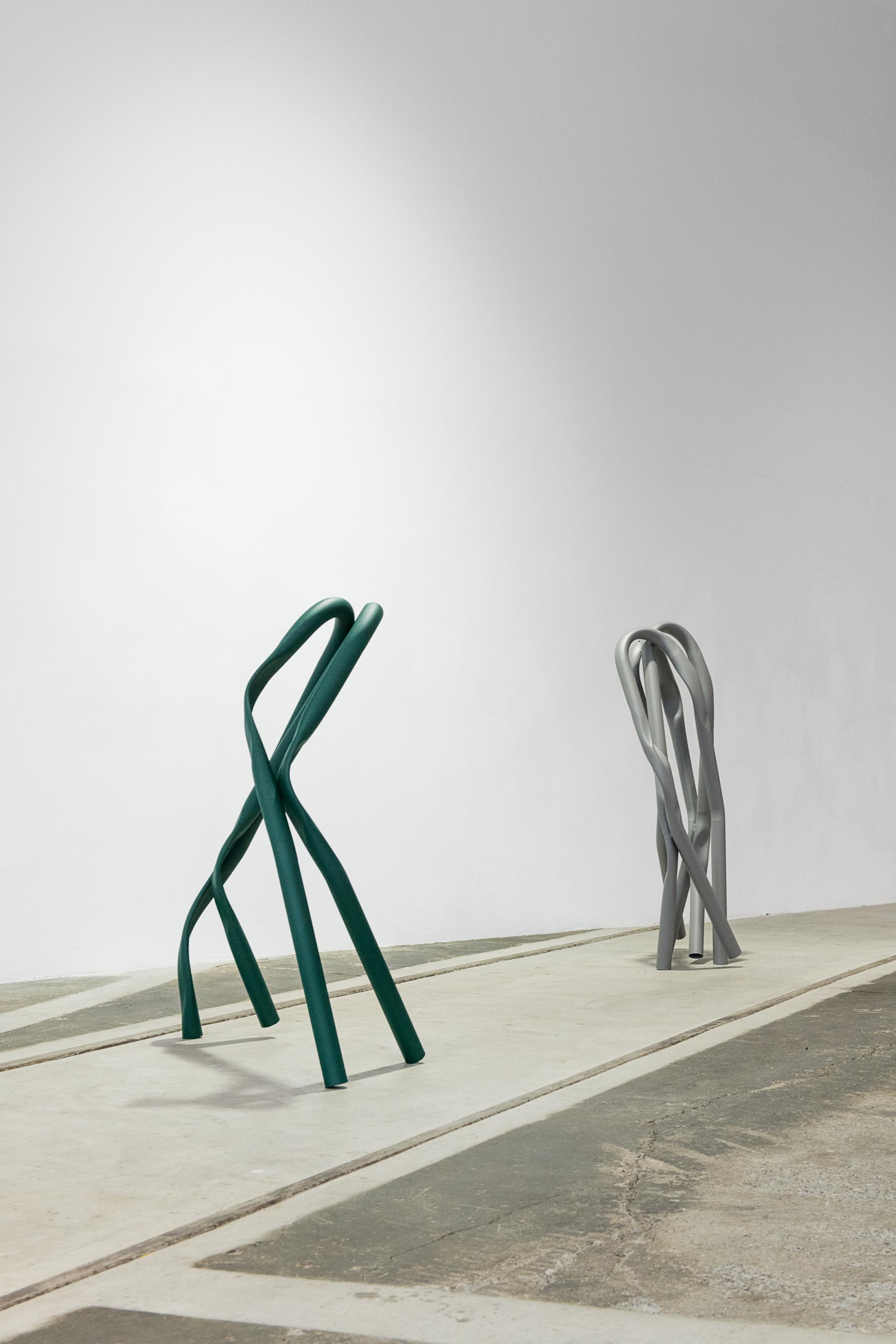 Exhibition View Bettina Pousttchi "Protection" at Lokremise St.Gallen 2018 / Photo: Sebastian Stadler