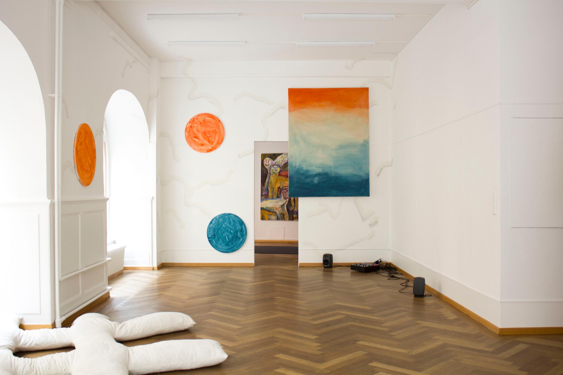 Exhibition View Group Show «BIENNEOPHONE» at Krone Couronne, Biel/Bienne, 2021 / Courtesy: the artist and Krone Couronne