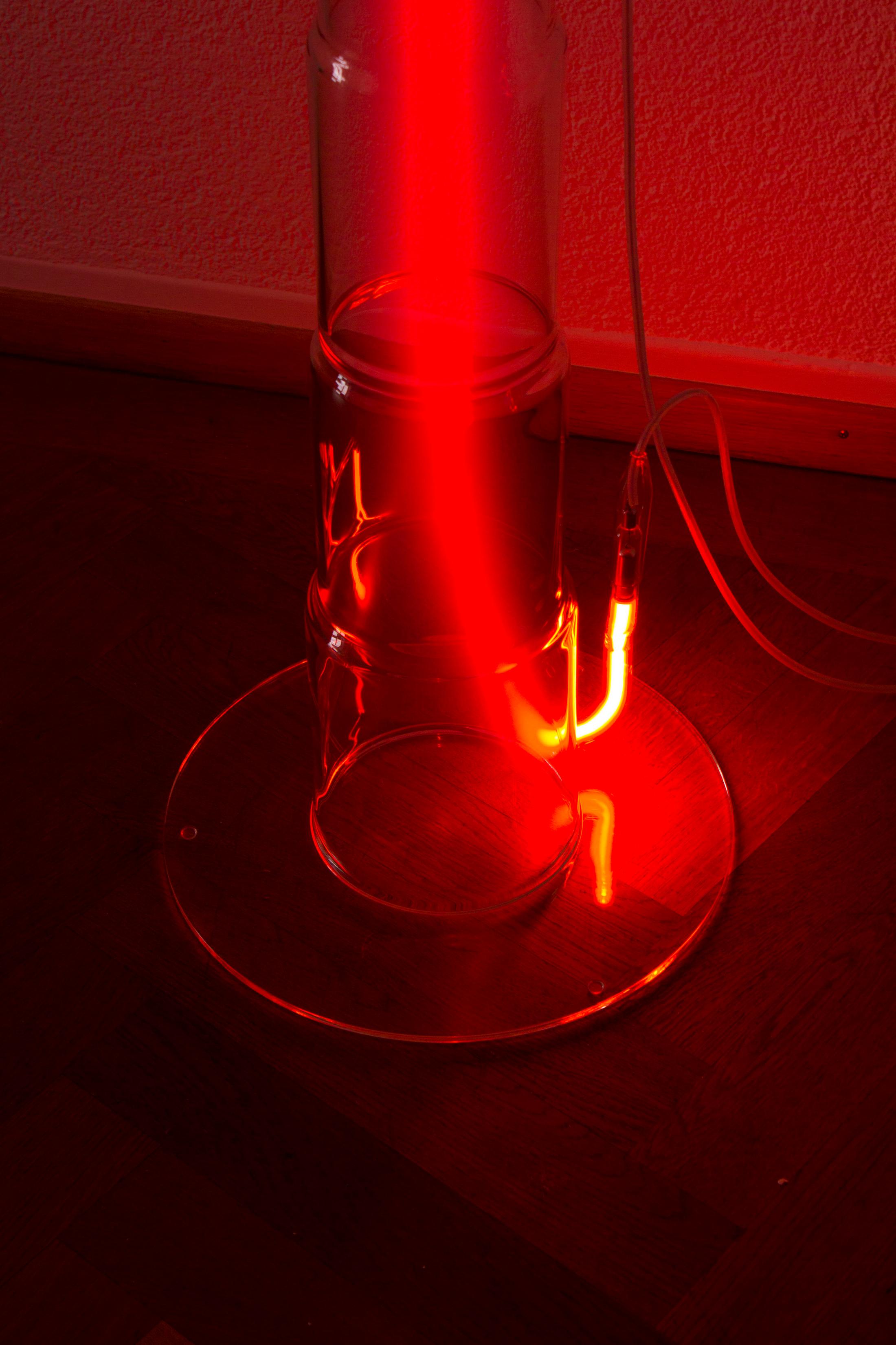 Exhibition View Group Show «BIENNEOPHONE; view on Raphael Hefti, Better Living Through Circuitry, 2020, (detail)» at Krone Couronne, Biel/Bienne, 2021 / Courtesy: the artist and Krone Couronne