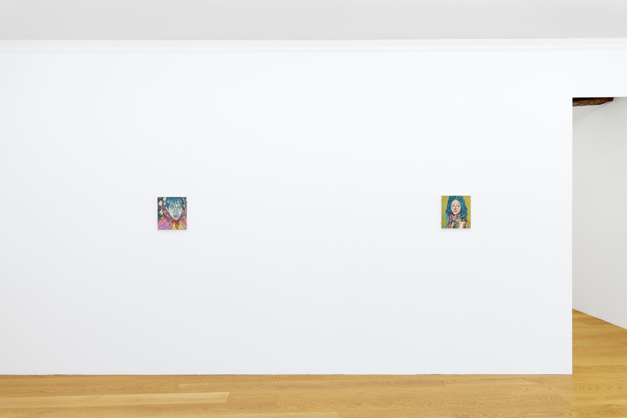 Exhibition View Birgit Megerle and Robert Müller Joint Exhibition «Enfanterie» at Kirchgasse, Steckborn, 2020 / Courtesy: the artists and Kirchgasse