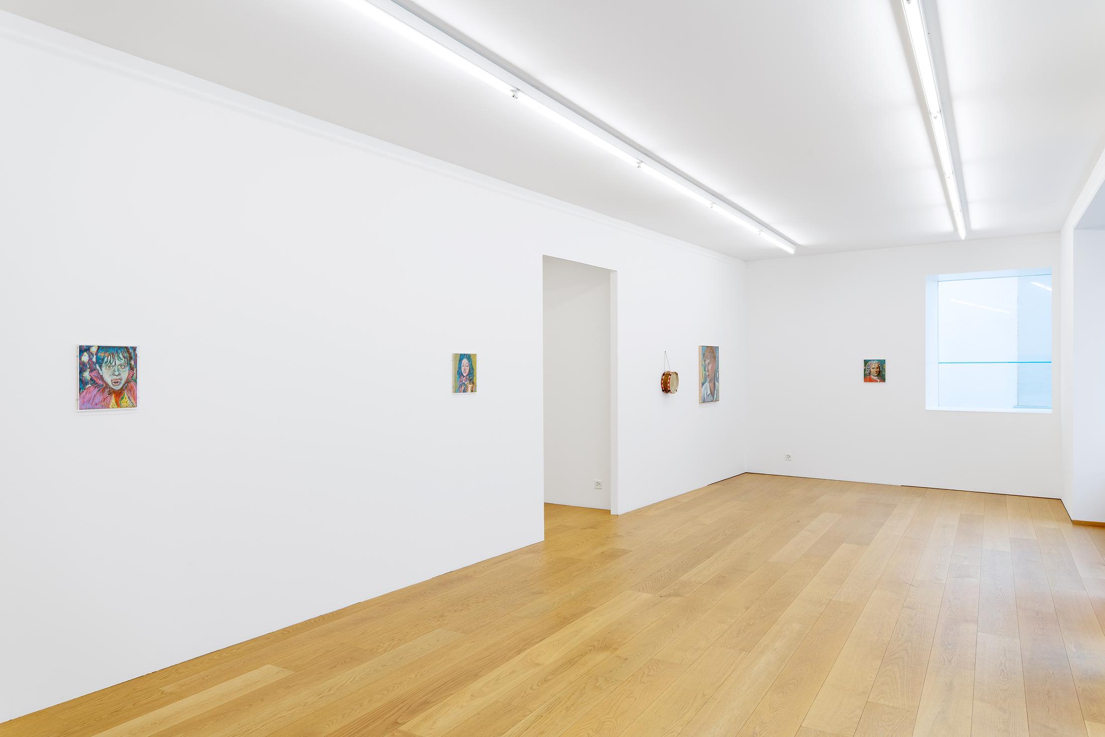 Exhibition View Birgit Megerle and Robert Müller Joint Exhibition «Enfanterie» at Kirchgasse, Steckborn, 2020 / Courtesy: the artists and Kirchgasse