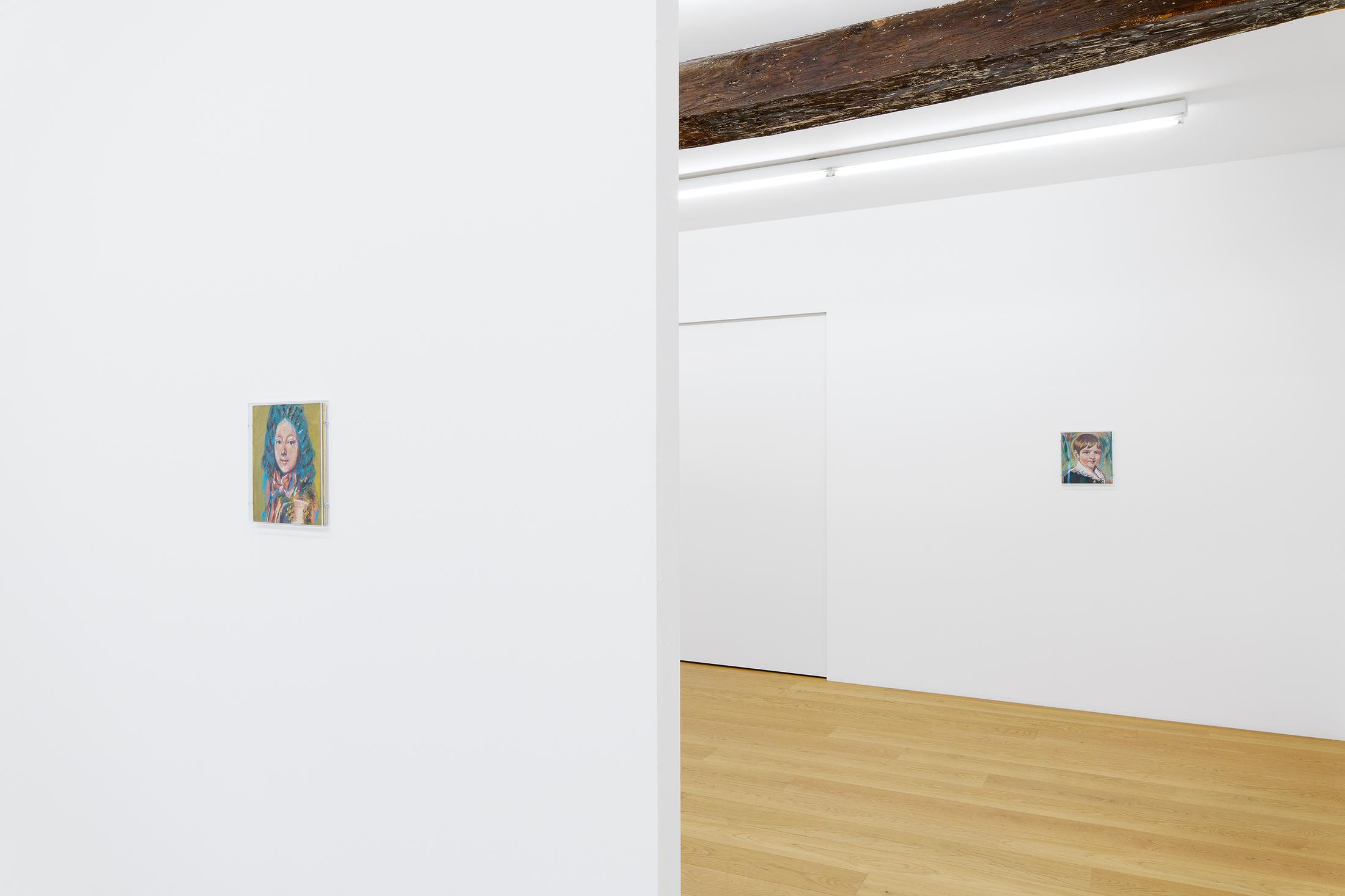 Exhibition View Birgit Megerle and Robert Müller Joint Exhibition «Enfanterie» at Kirchgasse, Steckborn, 2020 / Courtesy: the artists and Kirchgasse