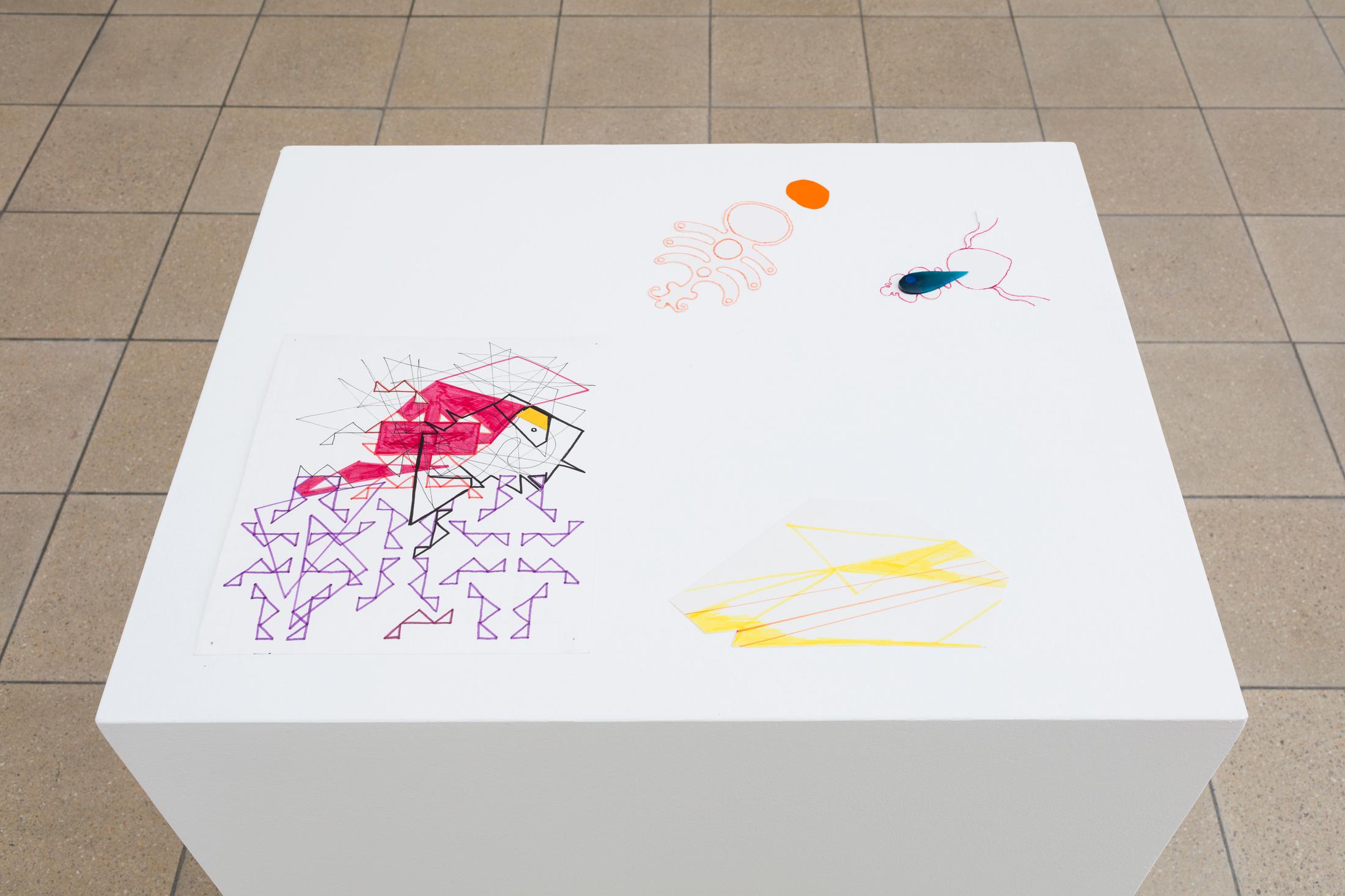 Exhibition View Bonnie Camplin «EPIC TIME» at Kunsthaus Glarus / Photo: Gunnar Meier / Courtesy: the artist and Kunsthaus Glarus