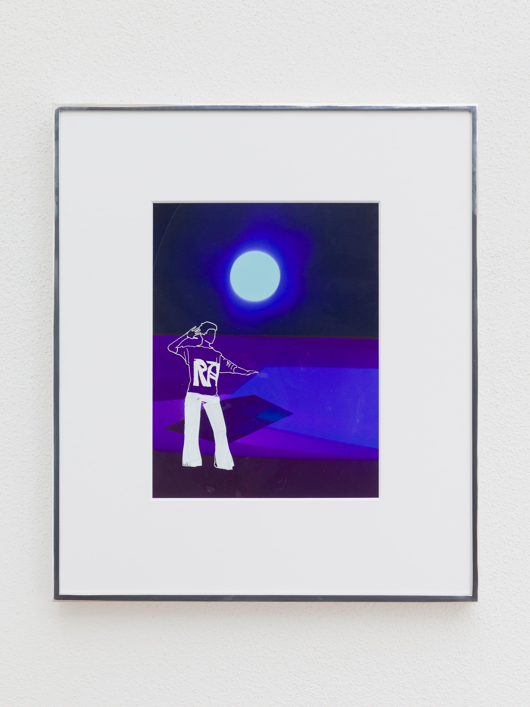 Exhibition View Bonnie Camplin «EPIC TIME – Purple RA Moon, 2018» at Kunsthaus Glarus / Photo: Gunnar Meier / Courtesy: the artist and Kunsthaus Glarus