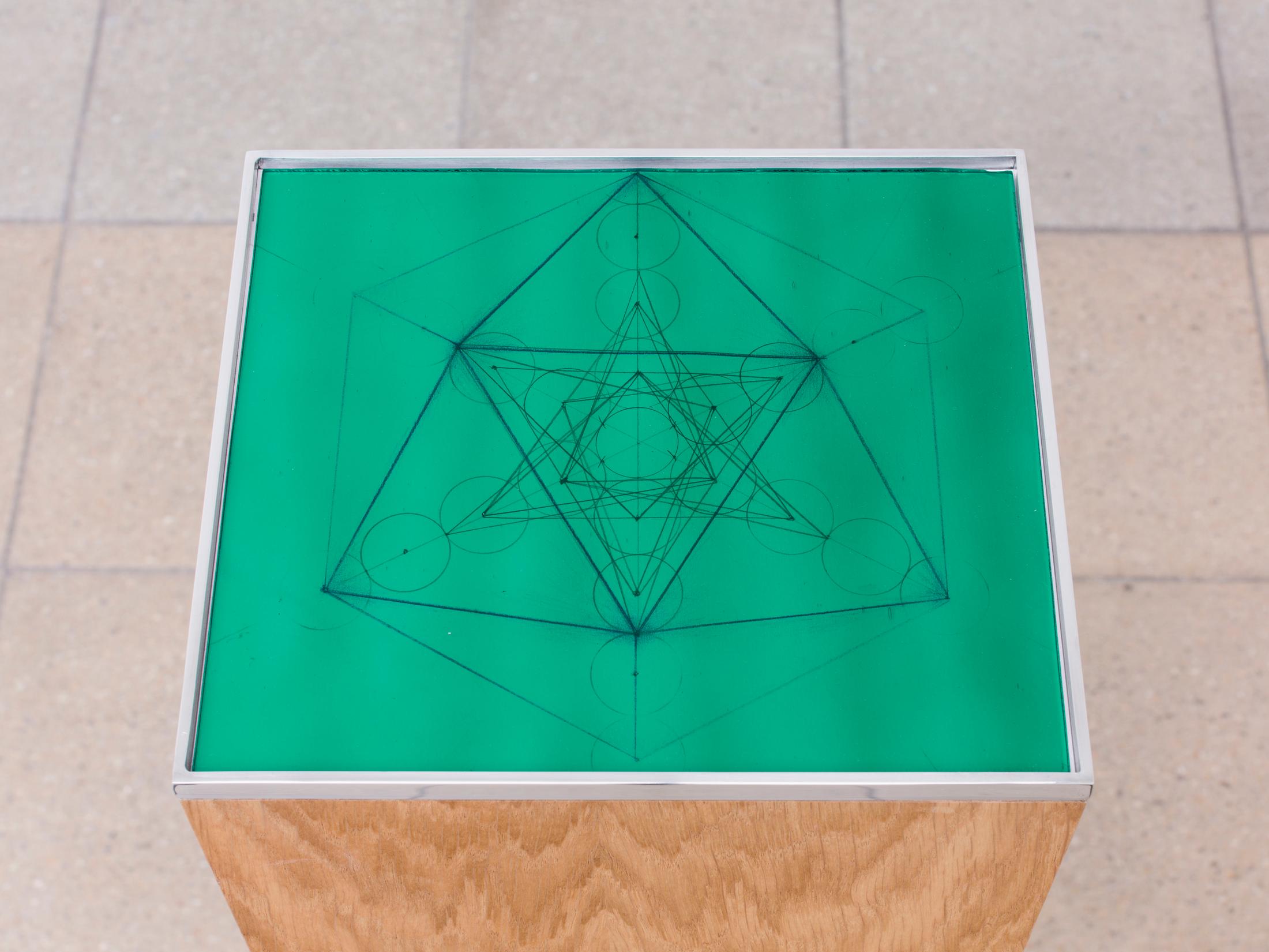 Exhibition View Bonnie Camplin «EPIC TIME – Icosahedron, 2018» at Kunsthaus Glarus / Photo: Gunnar Meier / Courtesy: the artist and Kunsthaus Glarus