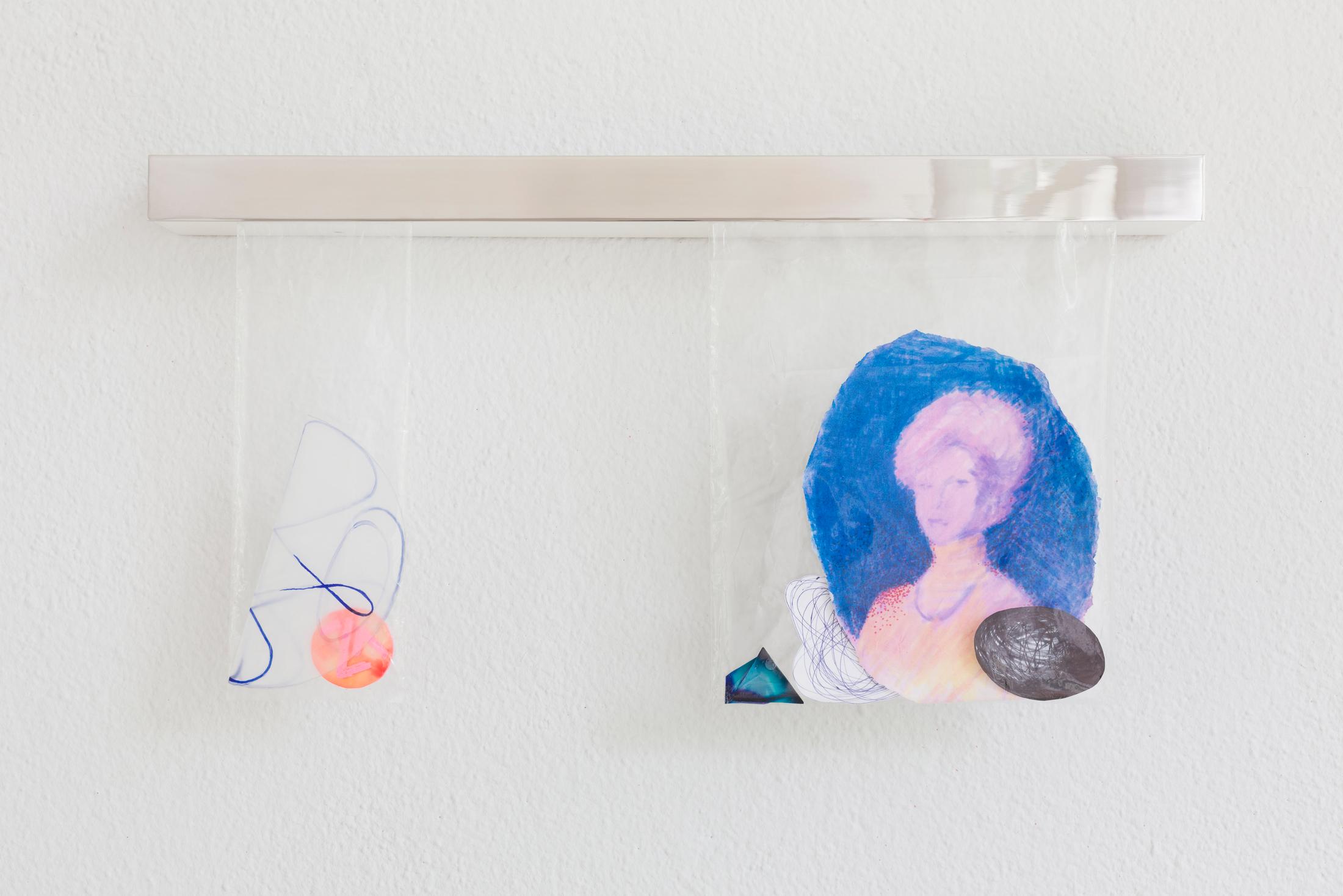 Exhibition View Bonnie Camplin «EPIC TIME – Sweetie Bags (Sister from Another Mister), 2018» at Kunsthaus Glarus / Photo: Gunnar Meier / Courtesy: the artist and Kunsthaus Glarus