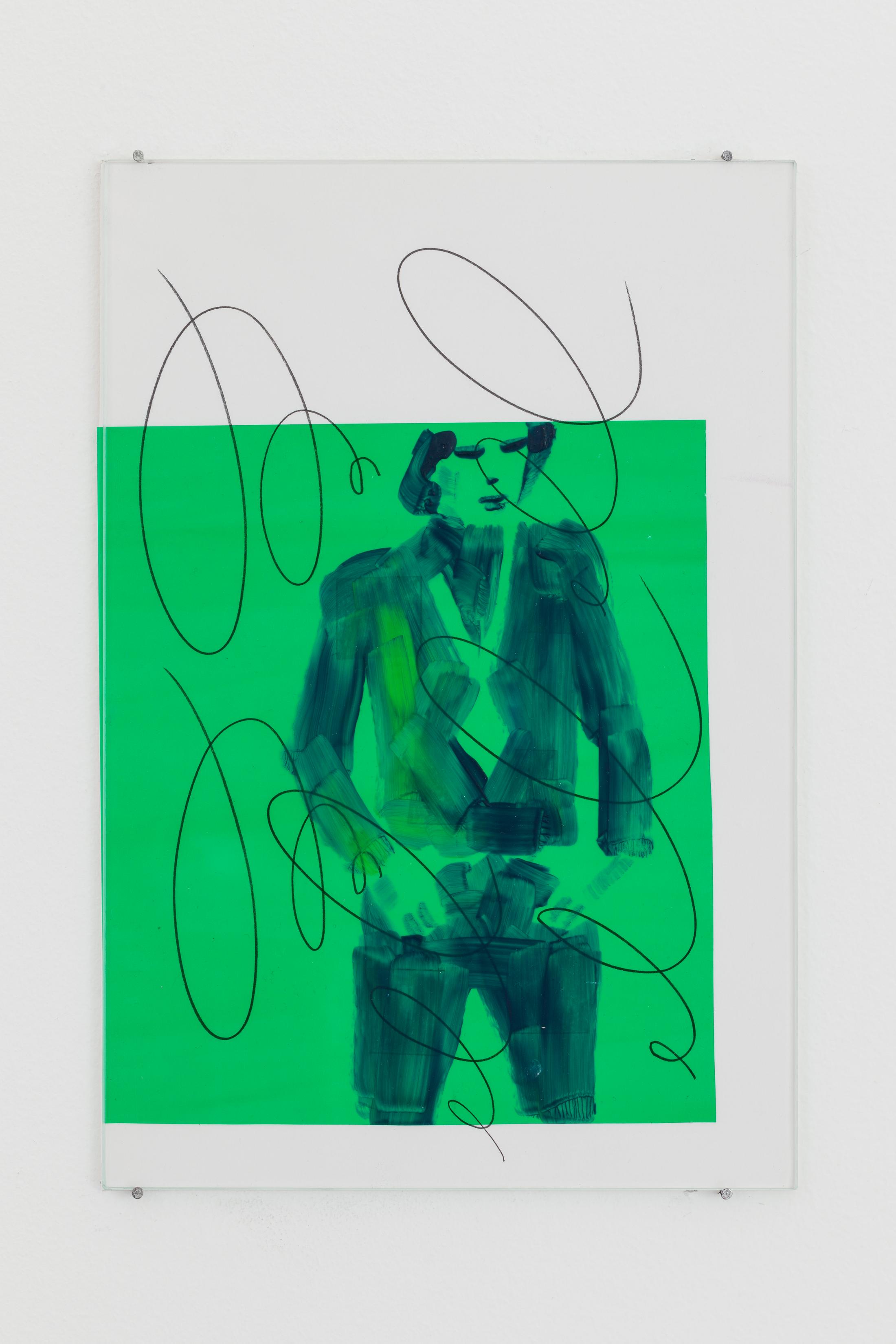 Exhibition View Bonnie Camplin «EPIC TIME – The Green Man, 2018» at Kunsthaus Glarus / Photo: Gunnar Meier / Courtesy: the artist and Kunsthaus Glarus