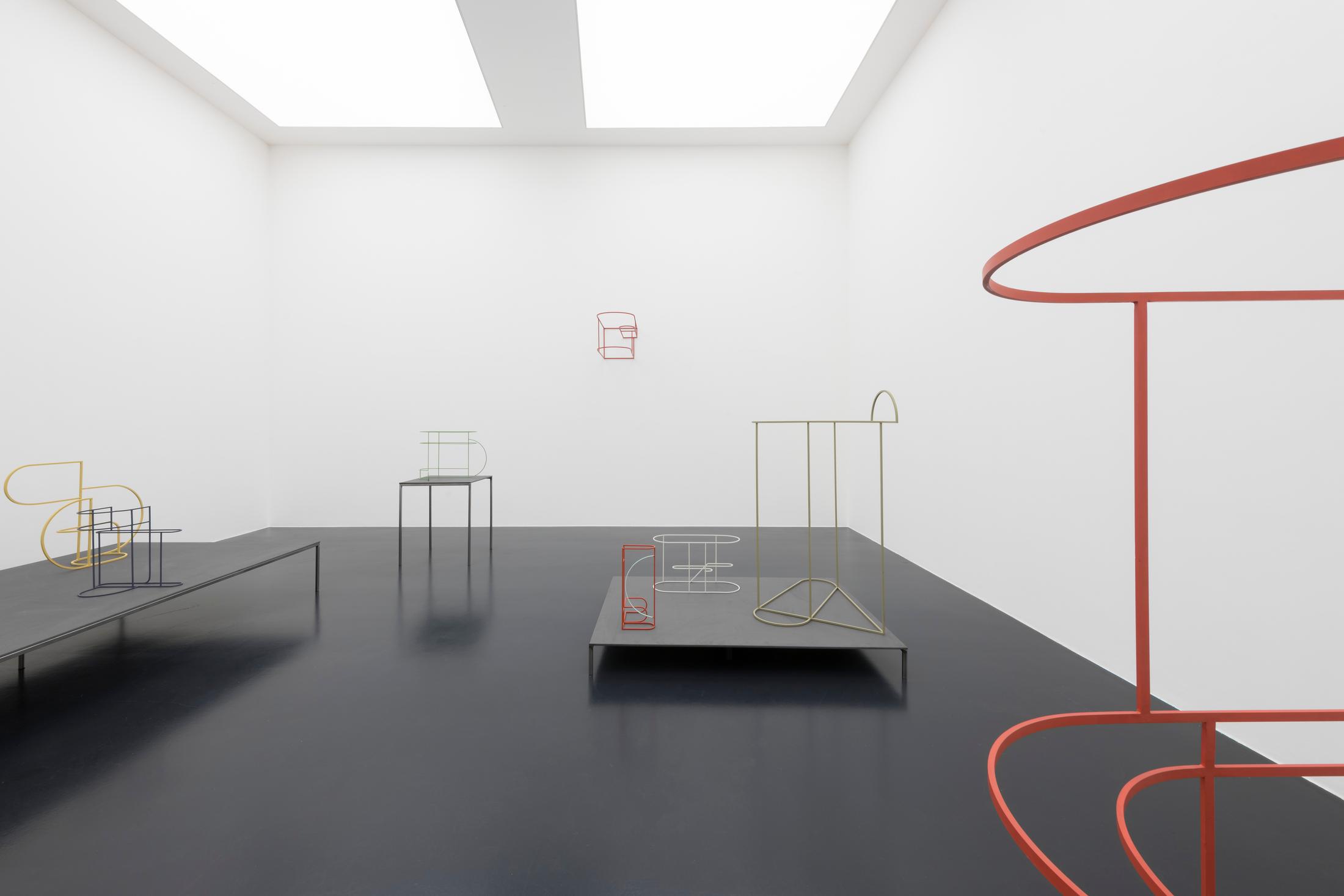 Exhibition View Boris Rebetez «Sentence at von Bartha, S-chanf, 2018 / Photo: Ben Koechlin / Courtesy: von Bartha