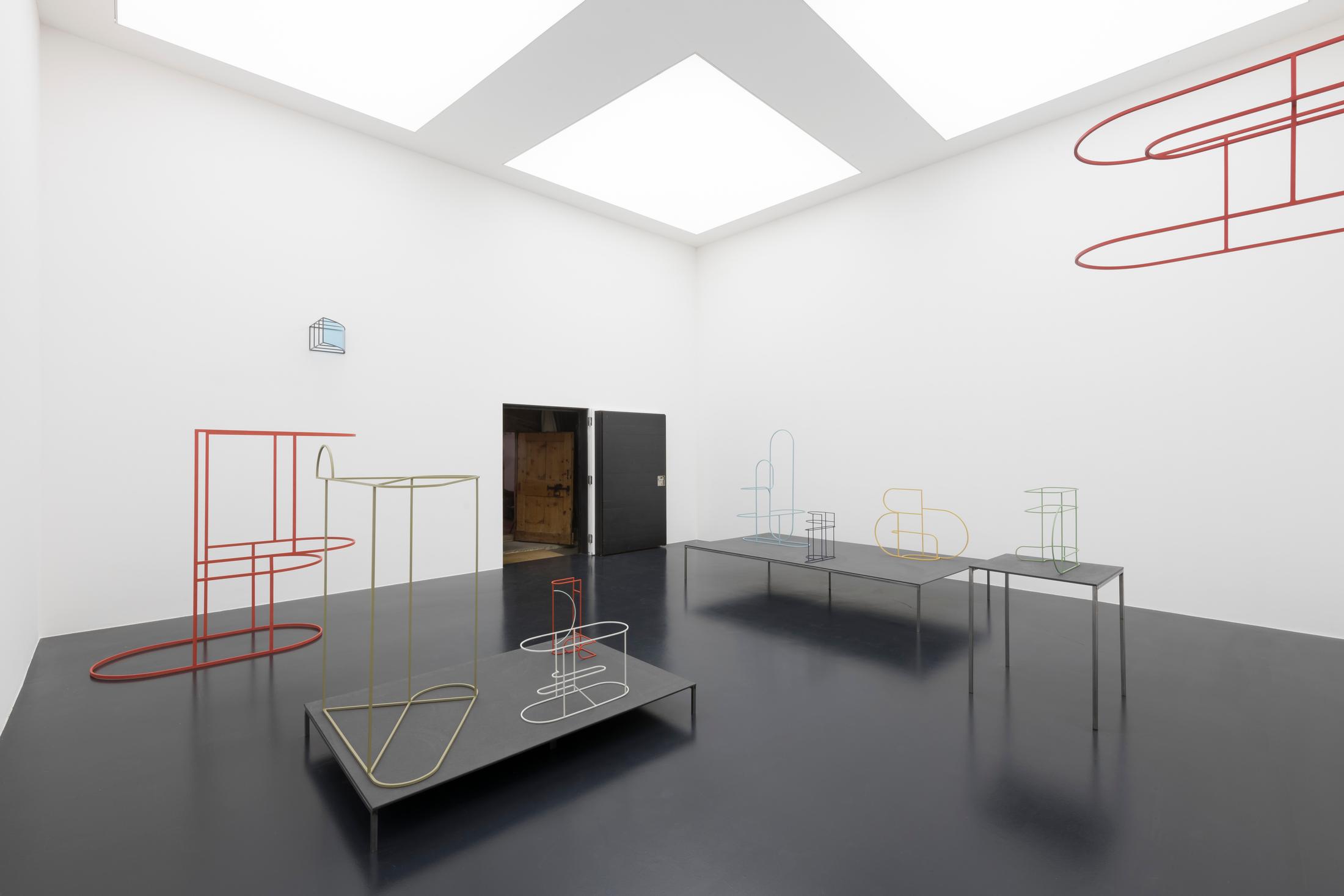 Exhibition View Boris Rebetez «Sentence at von Bartha, S-chanf, 2018 / Photo: Ben Koechlin / Courtesy: von Bartha