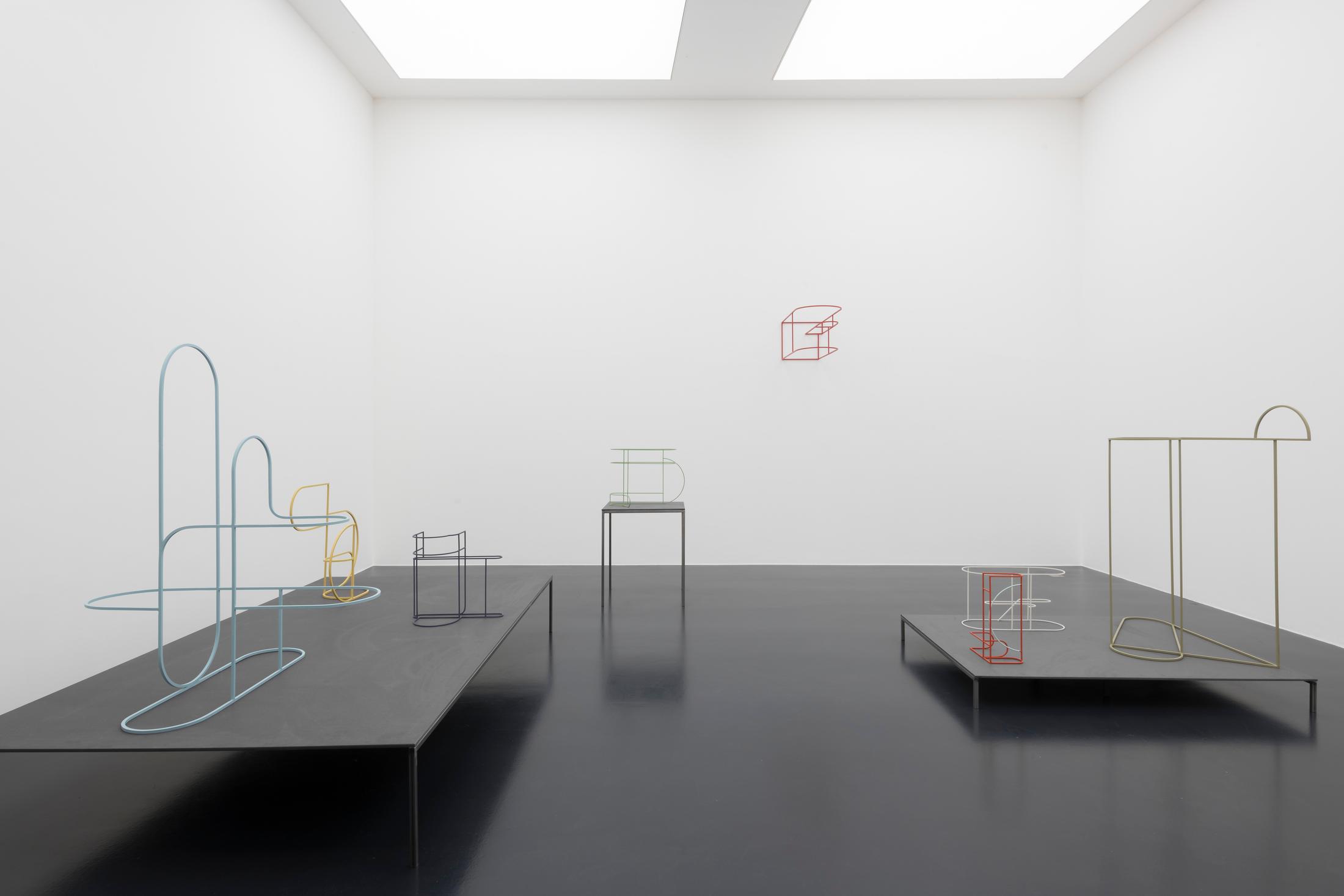 Exhibition View Boris Rebetez «Sentence at von Bartha, S-chanf, 2018 / Photo: Ben Koechlin / Courtesy: von Bartha