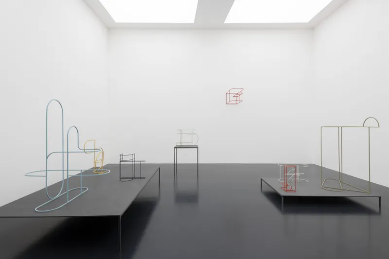 Exhibition View Boris Rebetez «Sentence at von Bartha, S-chanf, 2018 / Photo: Ben Koechlin / Courtesy: von Bartha