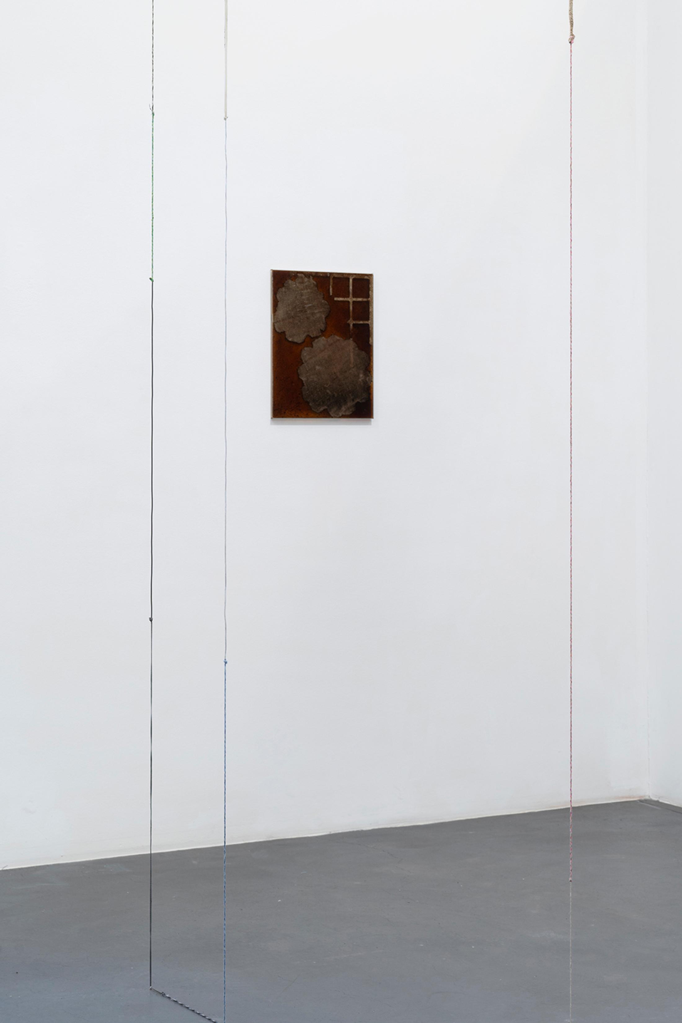 Exhibition View Brigham Baker Solo Show «Plein air trespass» at annex14, Zurich, 2023 / Photo: Claude Barrault / Courtesy: the artist and annex14