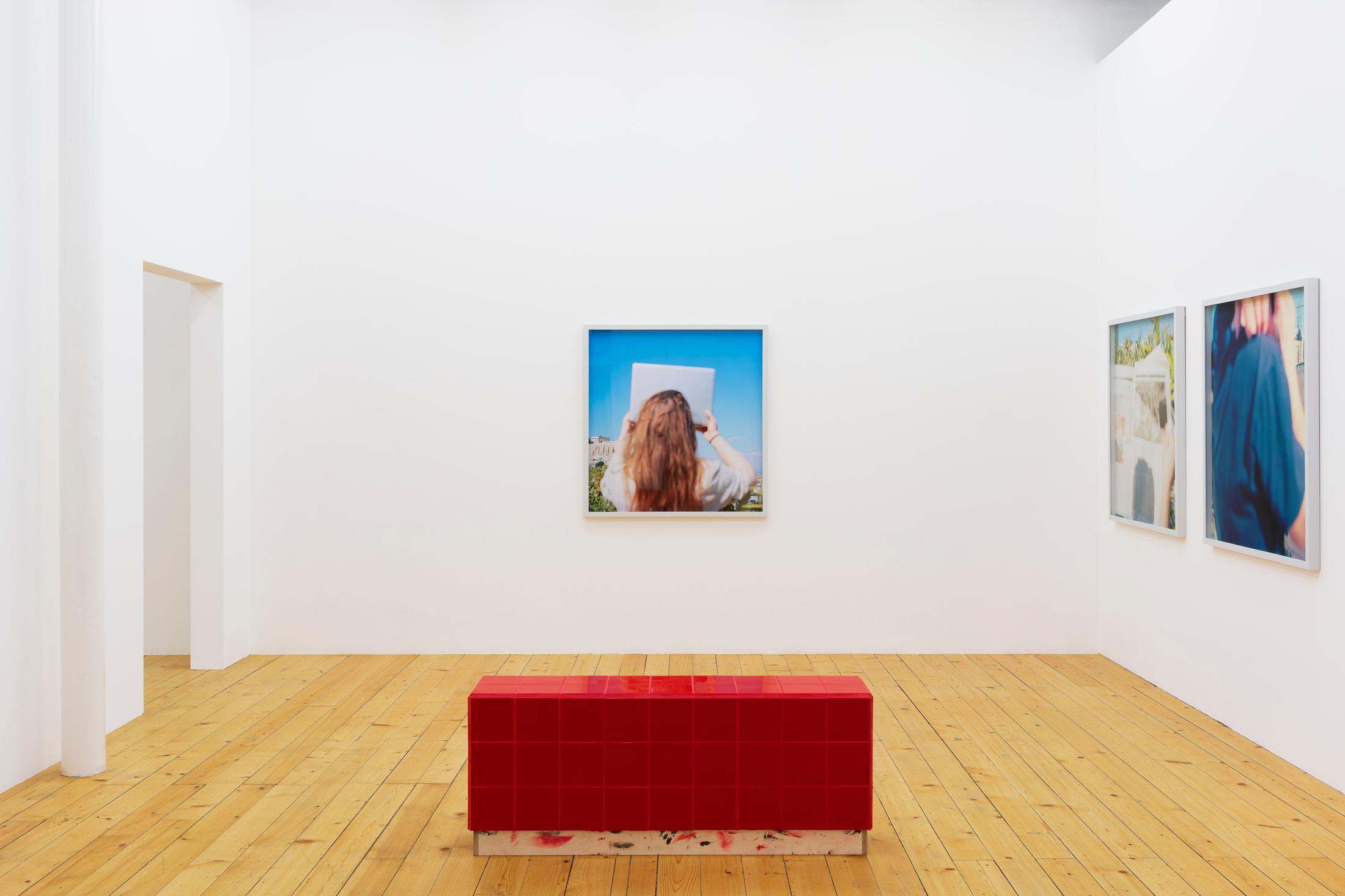 Exhibition View Calla Henkel & Max Pitegoff Soloshow «German Theater 2010-2020» at Fri Art, Fribourg, 2020 / Photo: Gunnar Meier / Courtesy: Fri Art Kunsthalle