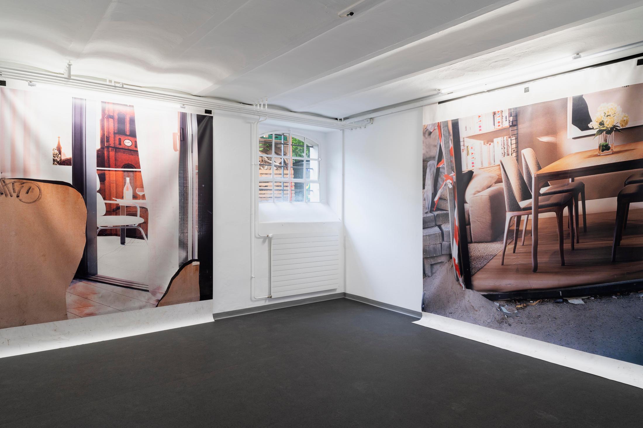 Exhibition View Calla Henkel & Max Pitegoff Soloshow «German Theater 2010-2020» at Fri Art, Fribourg, 2020 / Photo: Gunnar Meier / Courtesy: Fri Art Kunsthalle