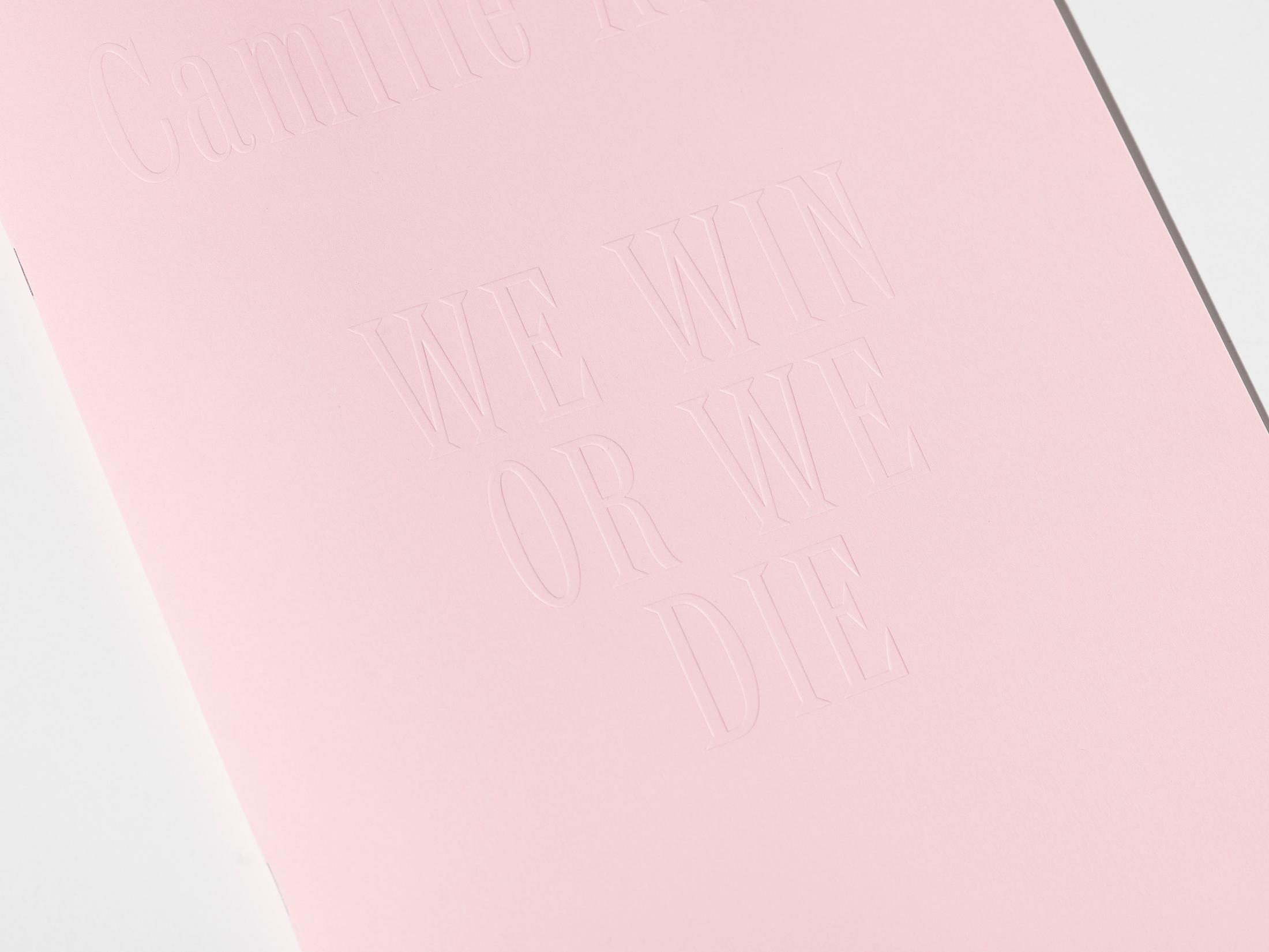 Exhibition View Camille Alena "We Win or We Die II" at Wallriss / Photo: Remy Ugarte / Courtesy: the artist